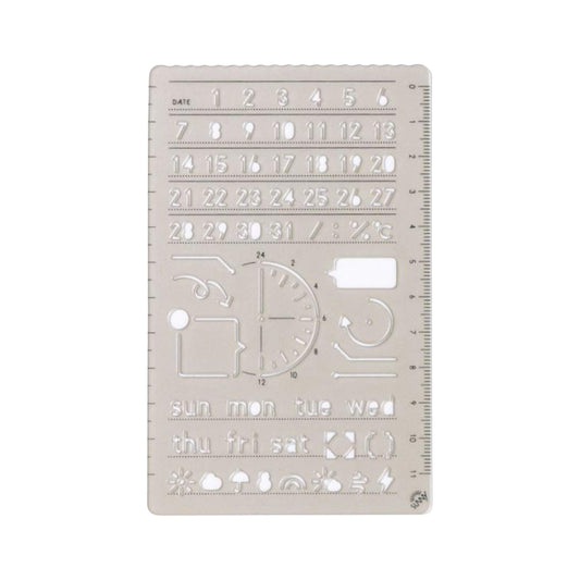 Iroha Publishing Sunny Template Day - Template Rulers