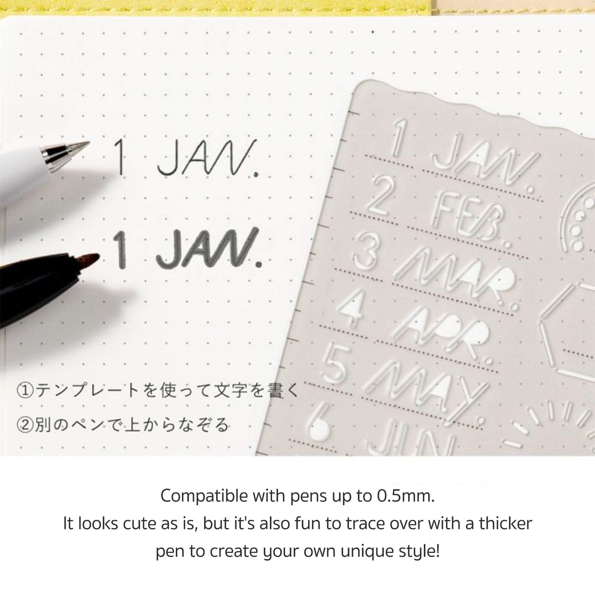 Iroha Publishing Sunny Template Day - Template Rulers