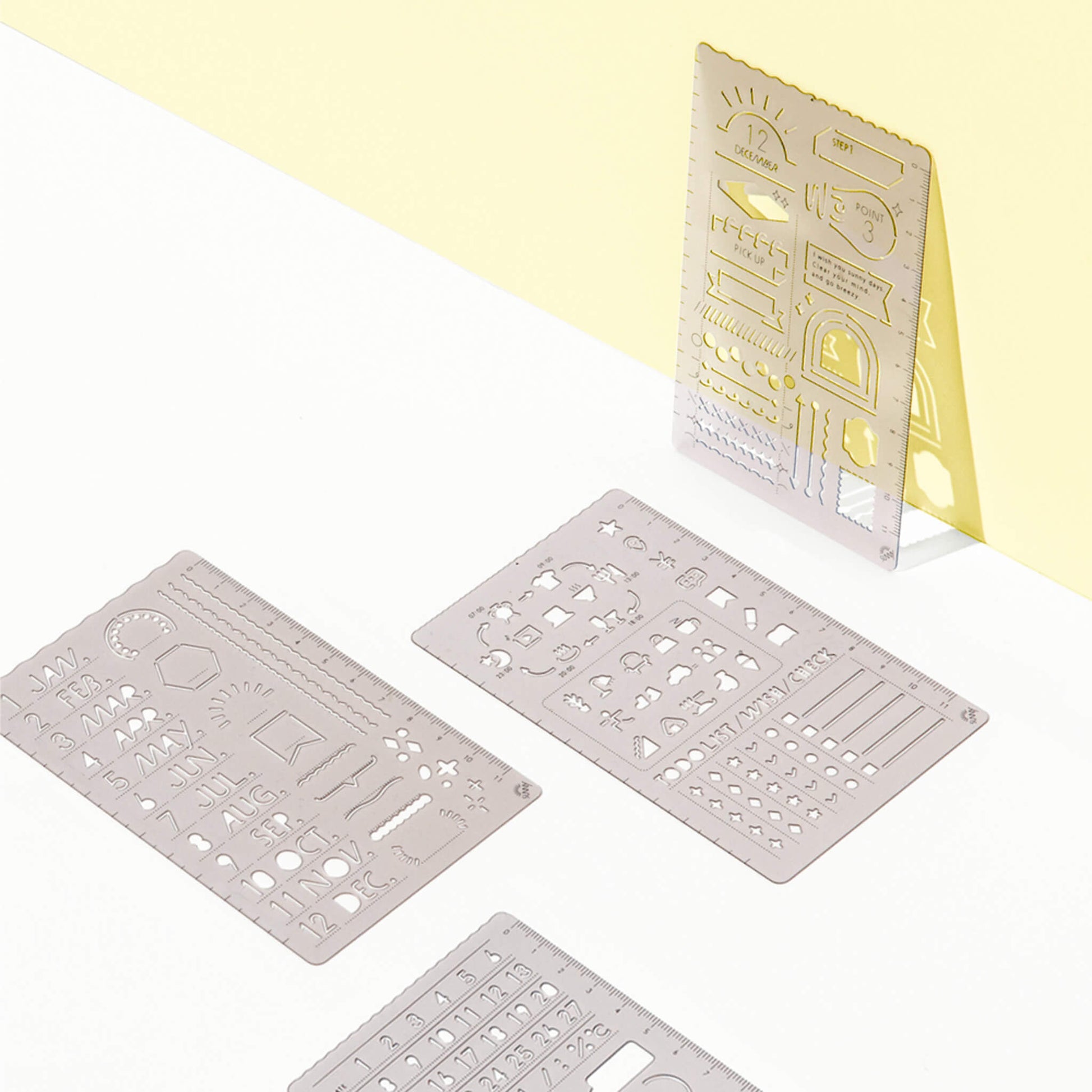 Iroha Publishing Sunny Template Frame & Line - Template Rulers