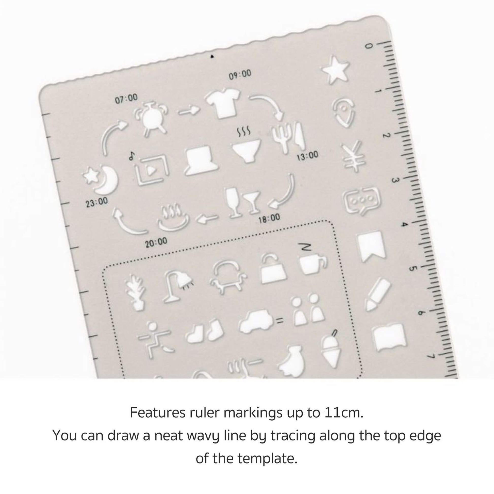 Iroha Publishing Sunny Template Relax Time - Template Rulers