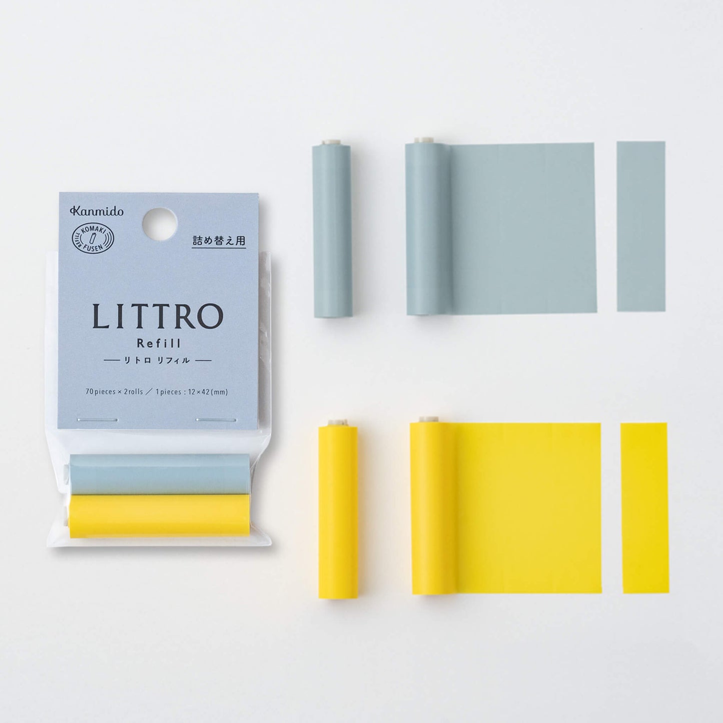 Kanmido Littro Roll Sticky Notes Refill - Mannish - Sticky Notes