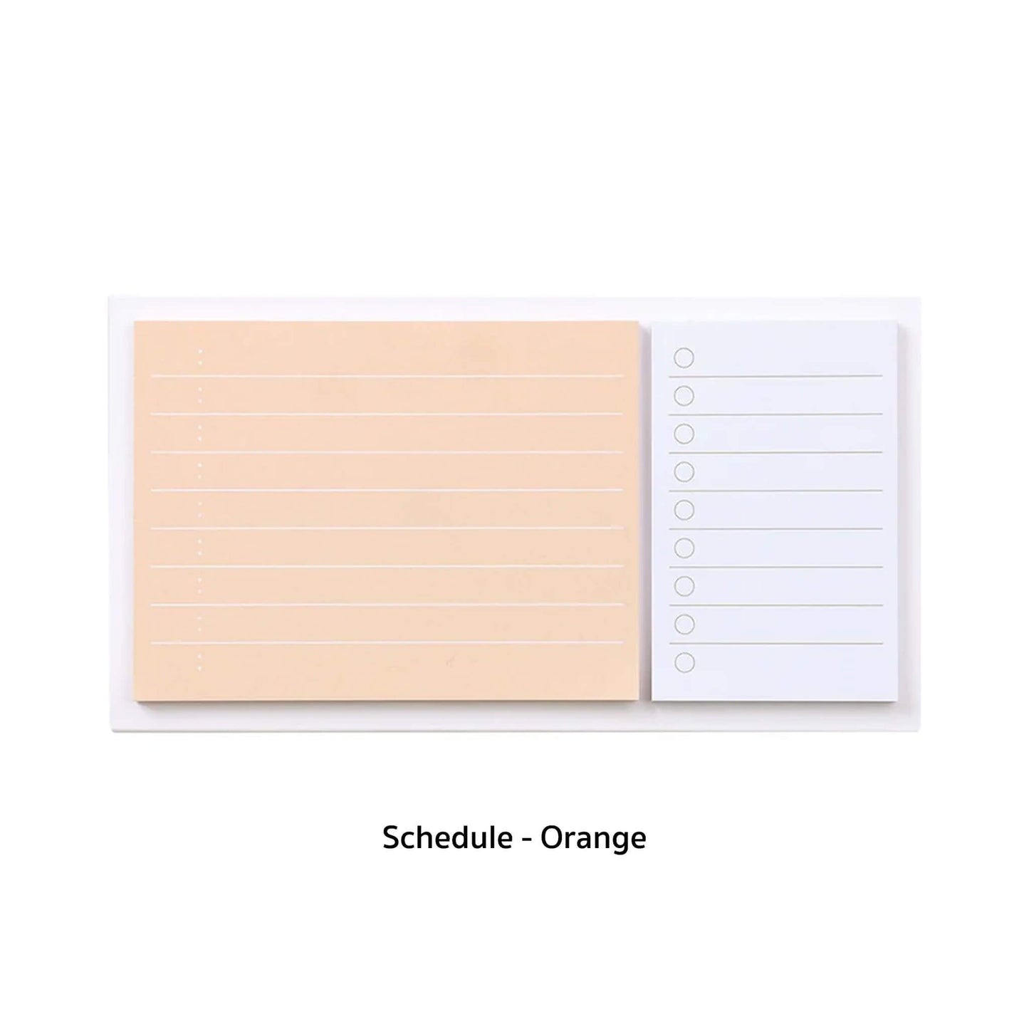 King Jim EMILy Sticky Notes - Schedule - Orange - Sticky Notes
