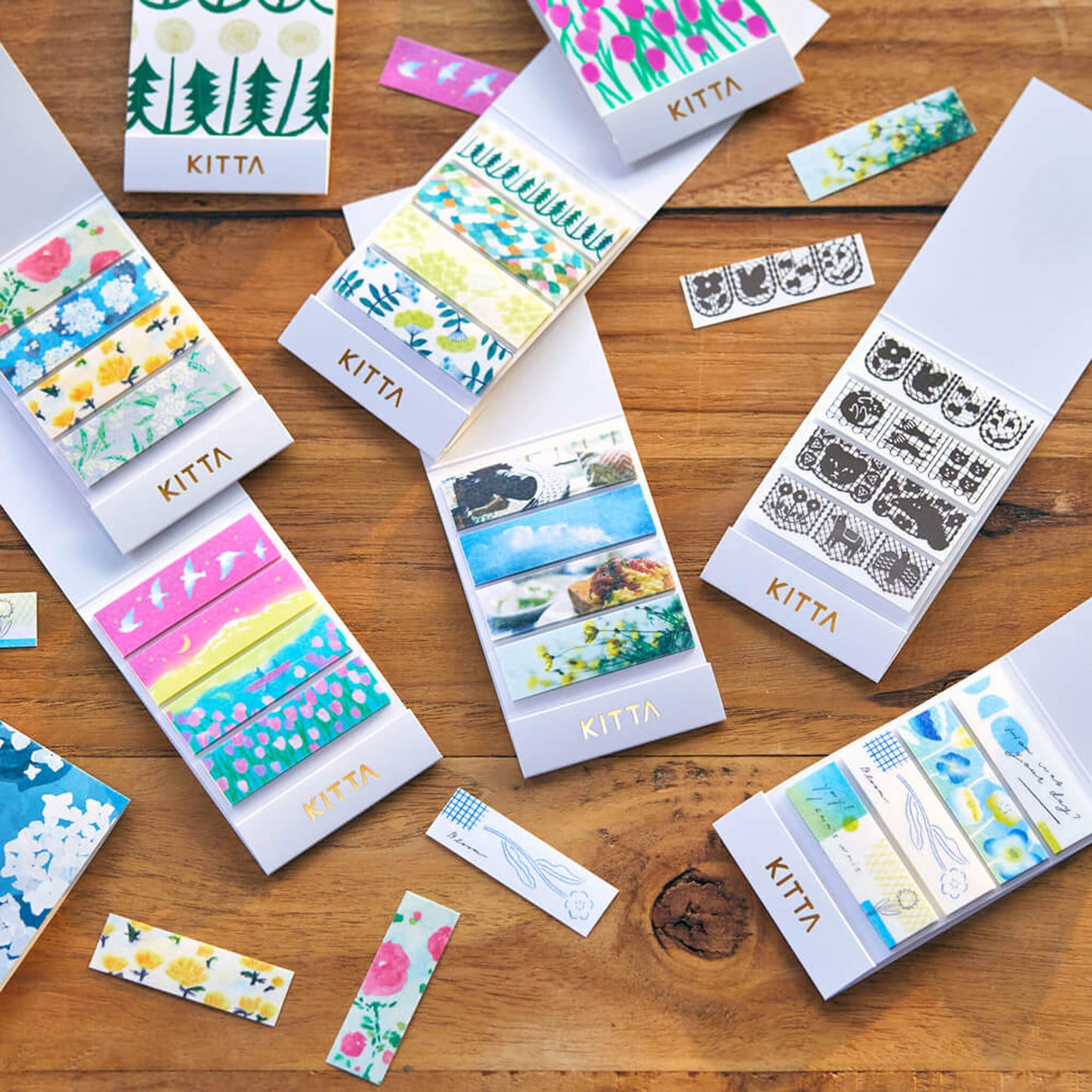 King Jim HITOTOKI KITTA Basic Washi Tape - Mizuumi - Kitta