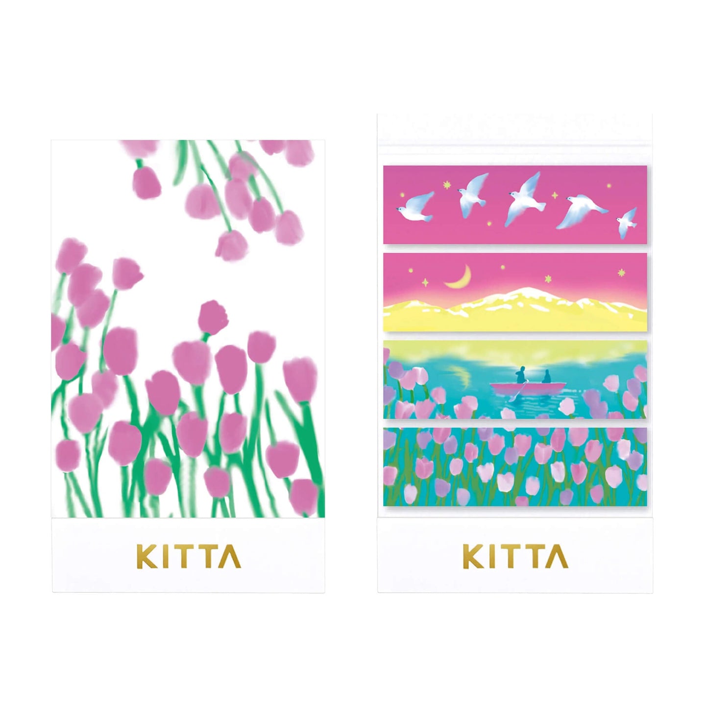 King Jim HITOTOKI KITTA Basic Washi Tape - Mizuumi - Kitta
