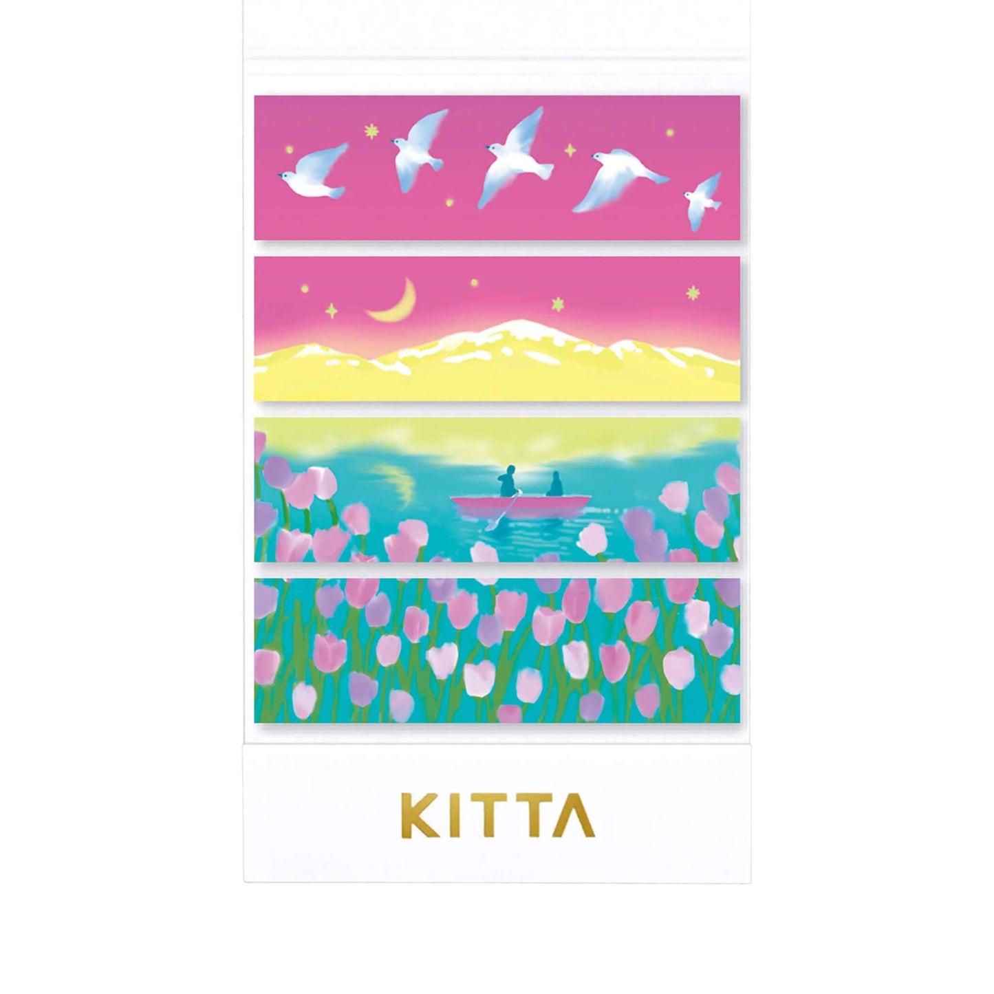 King Jim HITOTOKI KITTA Basic Washi Tape - Mizuumi - Kitta