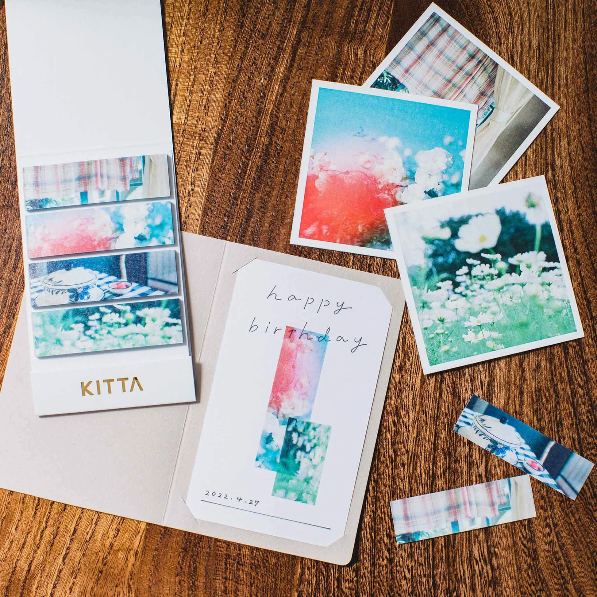 King Jim HITOTOKI KITTA Basic Washi Tape - Photo - Kitta