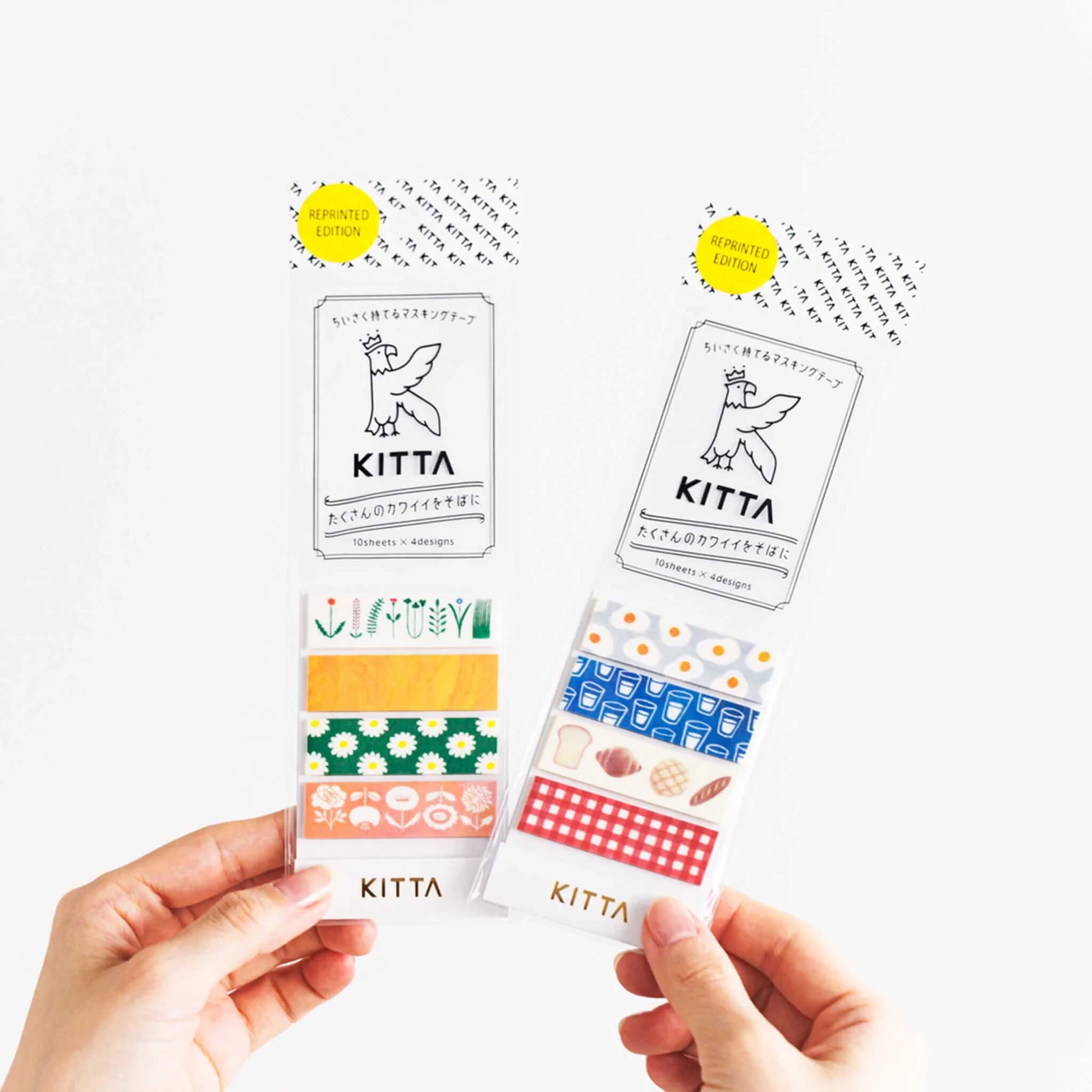 King Jim HITOTOKI KITTA Basic Washi Tape Reprinted - Flower - Kitta