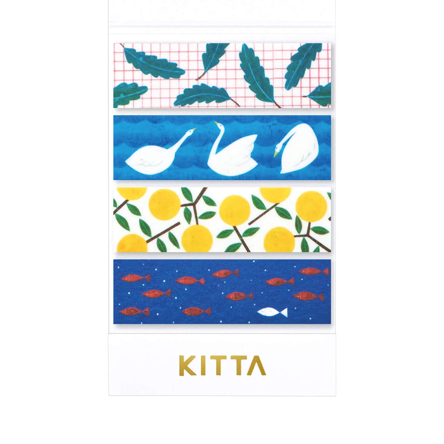 King Jim HITOTOKI KITTA Basic Washi Tape Reprinted - Scenery - Kitta