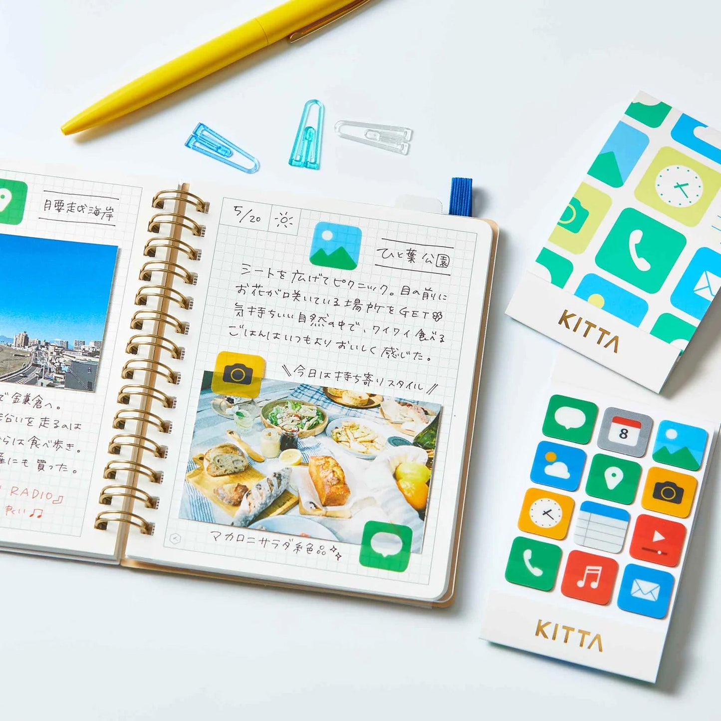 King Jim HITOTOKI KITTA Clear Sticker - Theme (Icon) - Kitta
