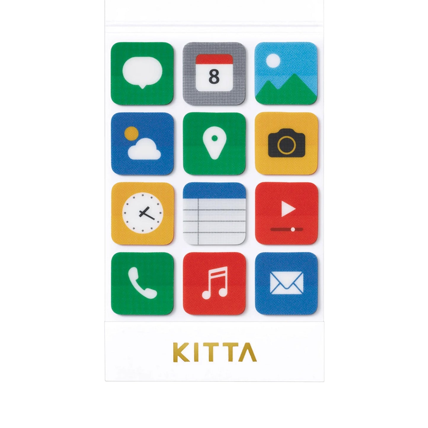 King Jim HITOTOKI KITTA Clear Sticker - Theme (Icon) - Kitta