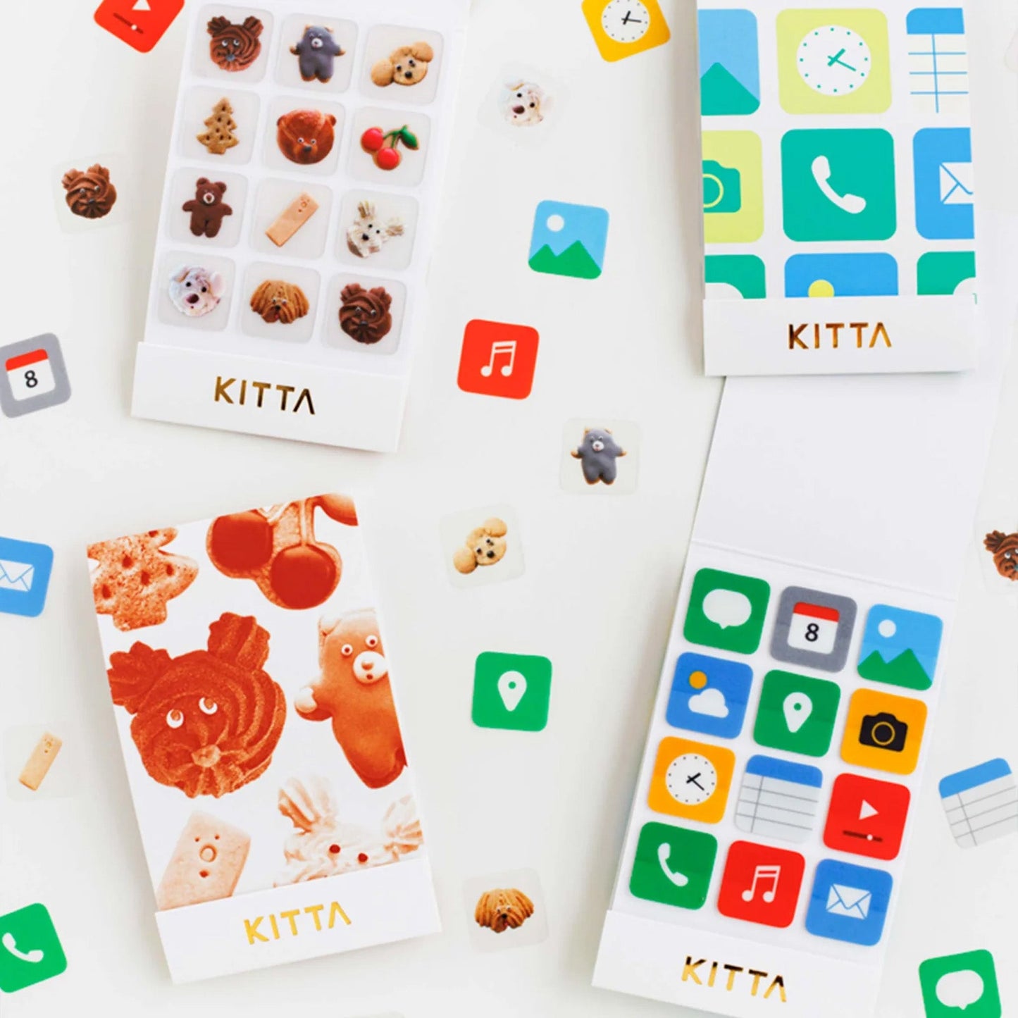 King Jim HITOTOKI KITTA Clear Sticker - Theme (Icon) - Kitta