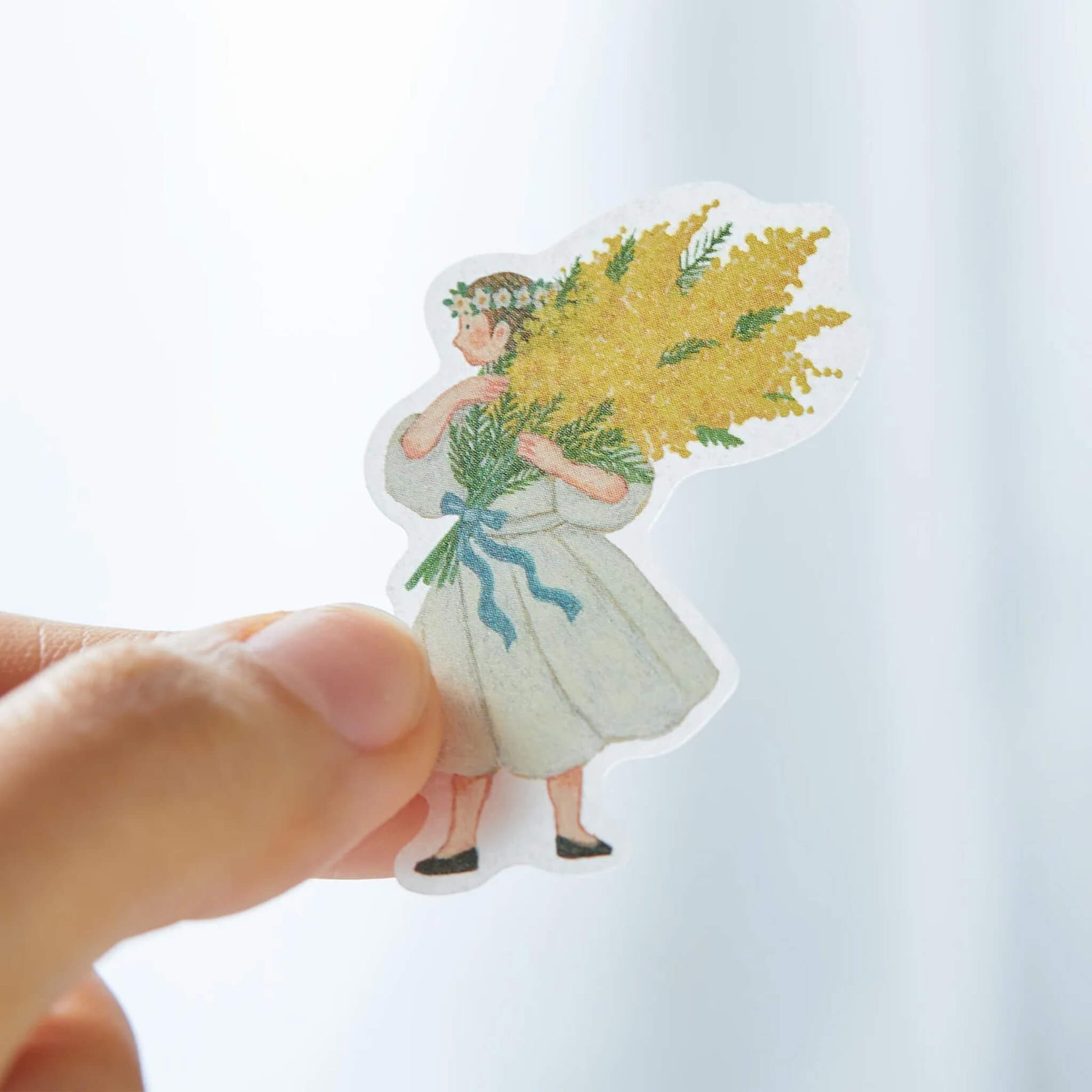 King Jim HITOTOKI KITTA Flake Sticker - Classic - Kitta