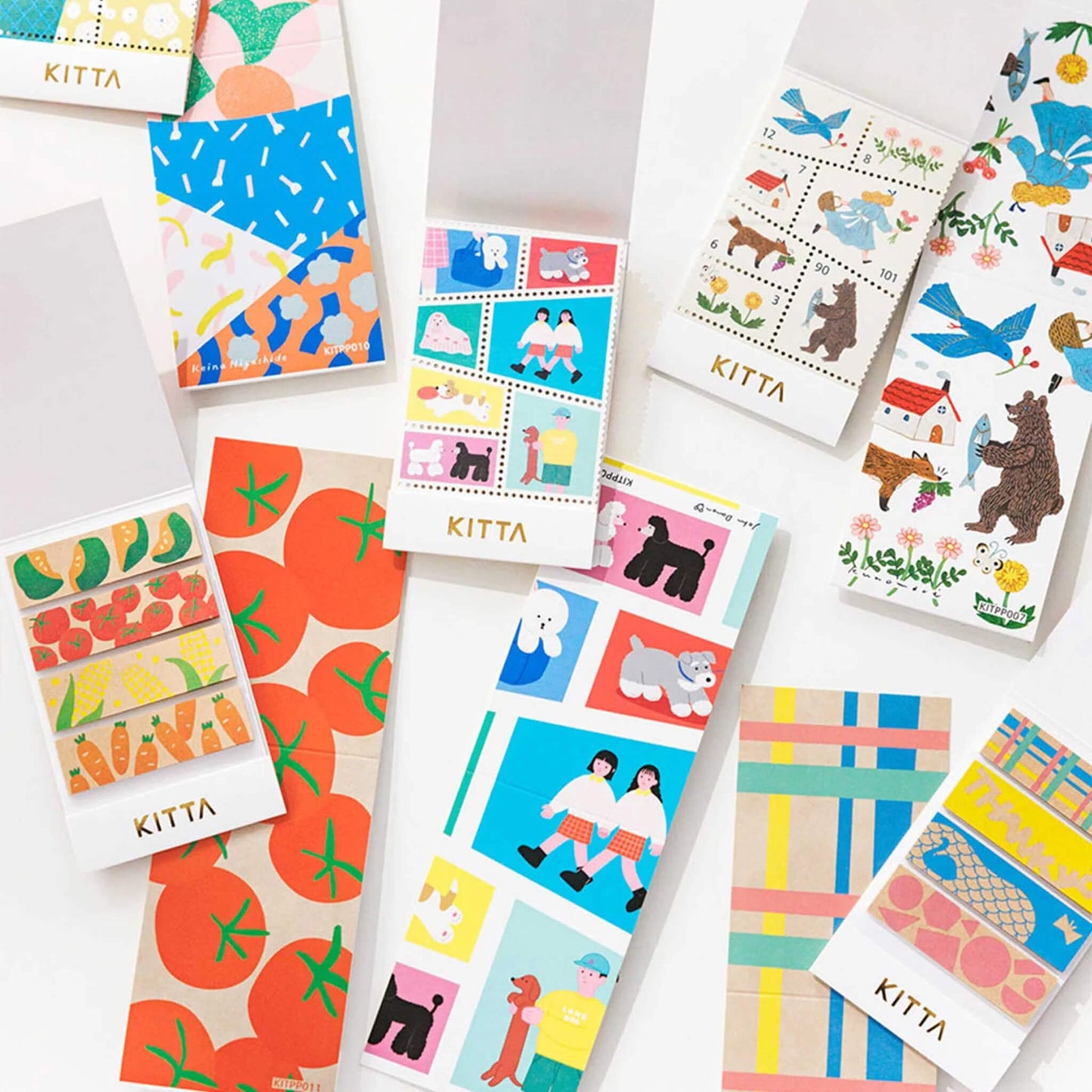 King Jim HITOTOKI KITTA Special Sticker - Patchwork - Kitta