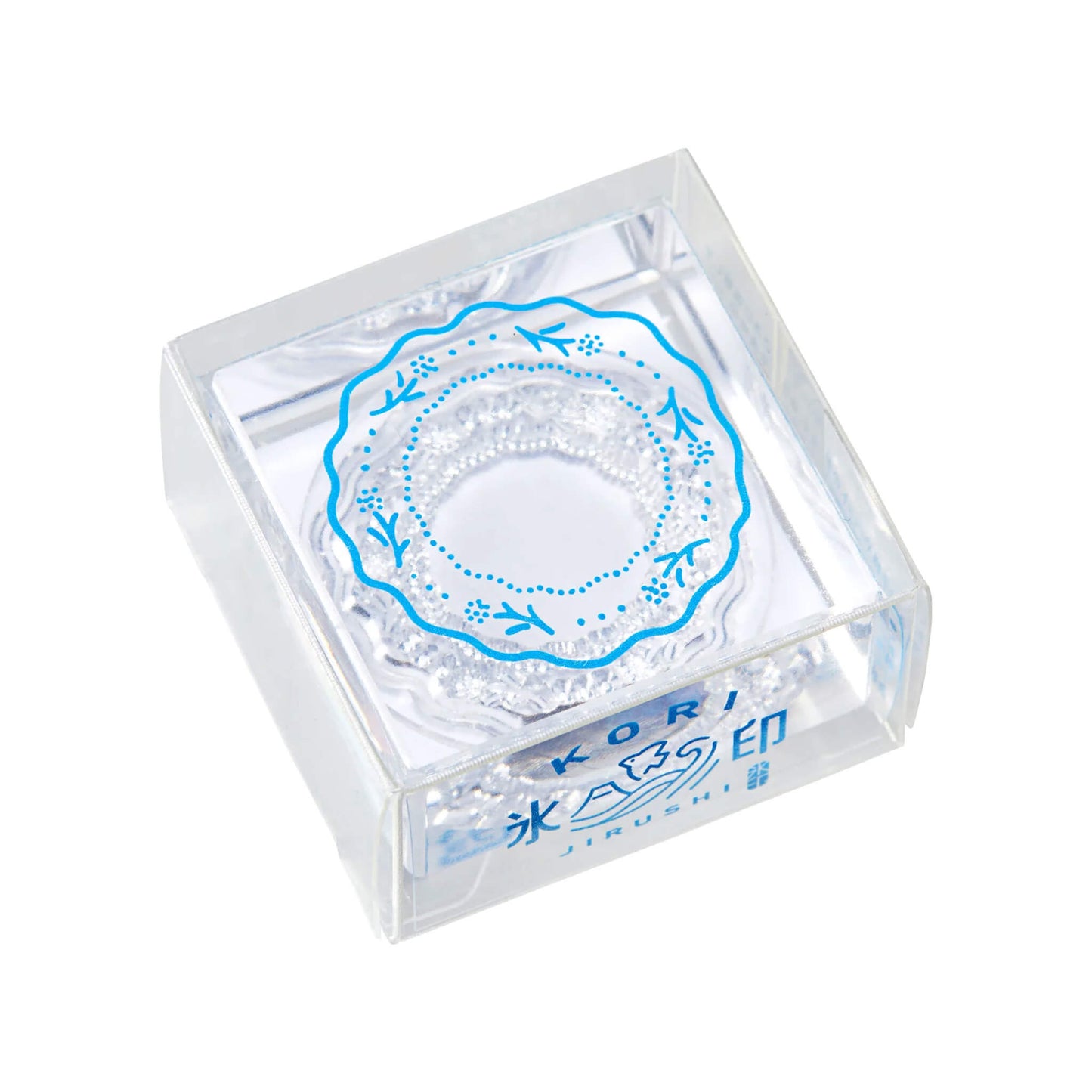 King Jim HITOTOKI Kori Jirushi Ice Cube Stamp Large - Circle Loop - Clear Stamps