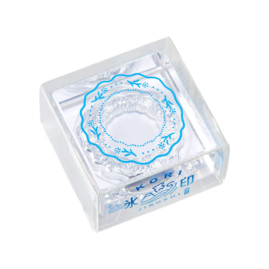 King Jim HITOTOKI Kori Jirushi Ice Cube Stamp Large - Circle Loop - Clear Stamps