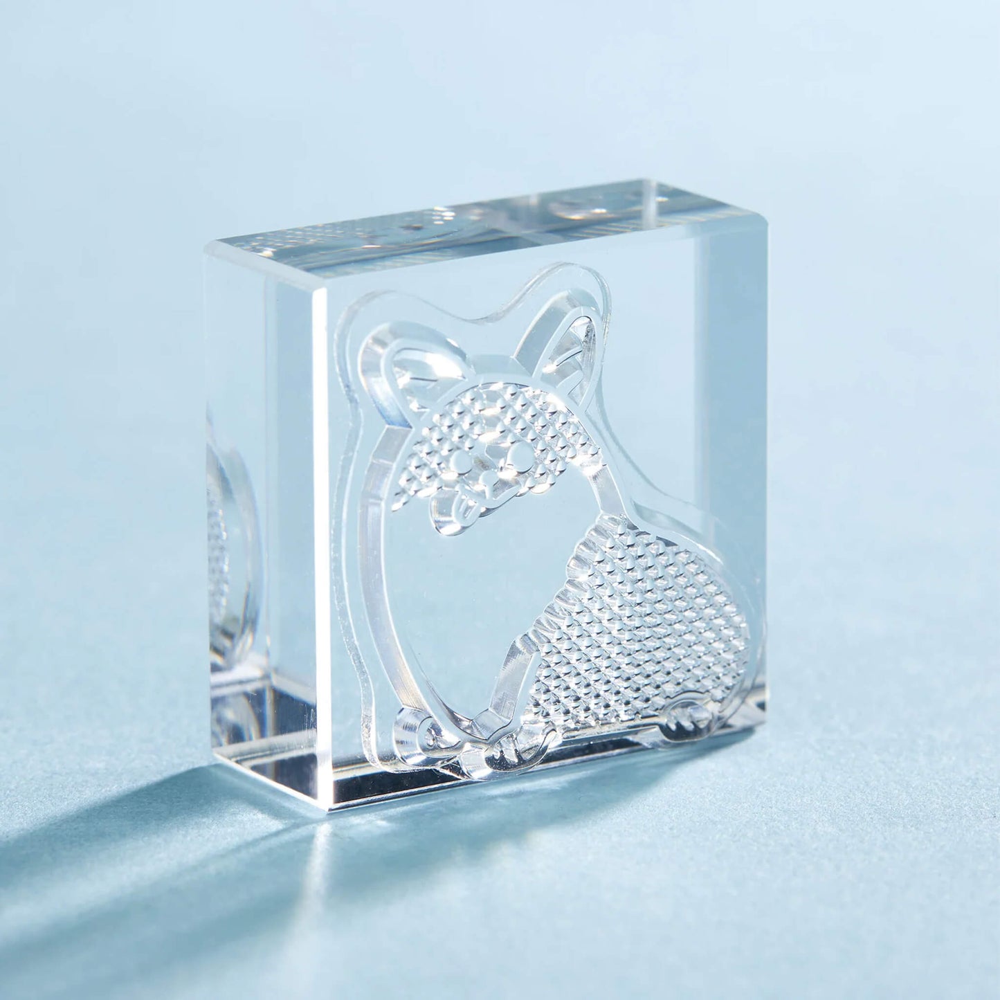 King Jim HITOTOKI Kori Jirushi Ice Cube Stamp Large - Corgi - Clear Stamps