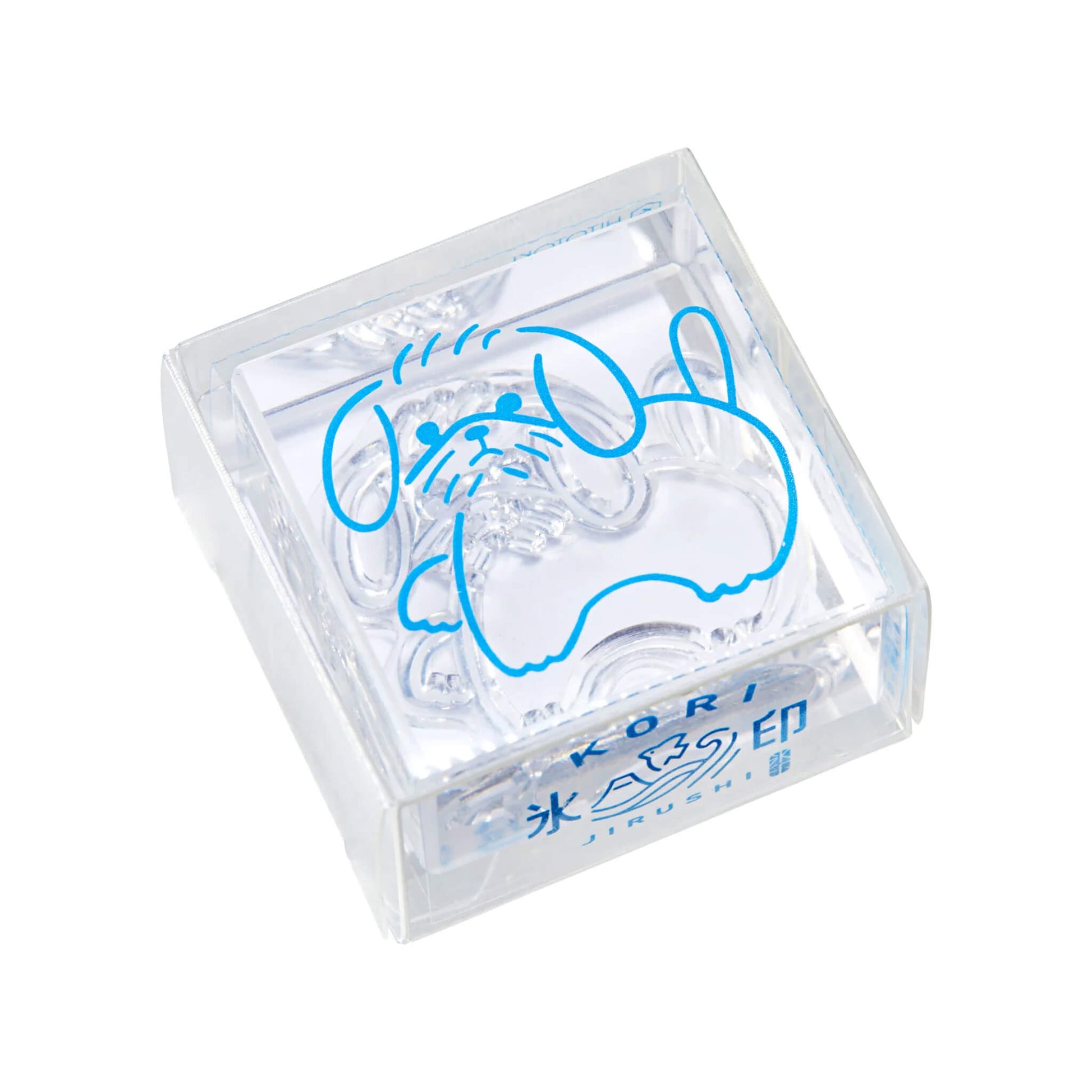 King Jim HITOTOKI Kori Jirushi Ice Cube Stamp Large - Maltese - Clear Stamps