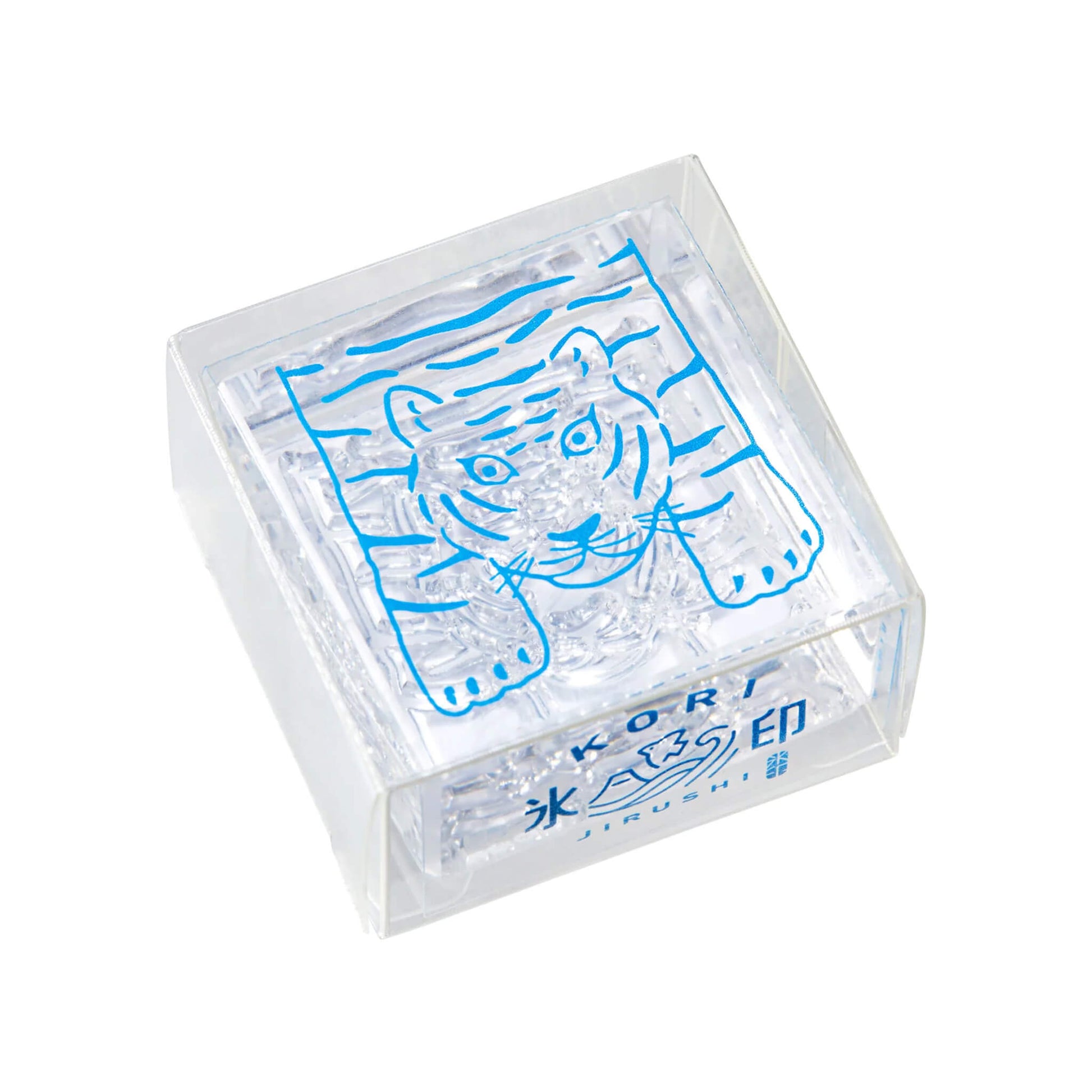 King Jim HITOTOKI Kori Jirushi Ice Cube Stamp Large - Tiger - Clear Stamps