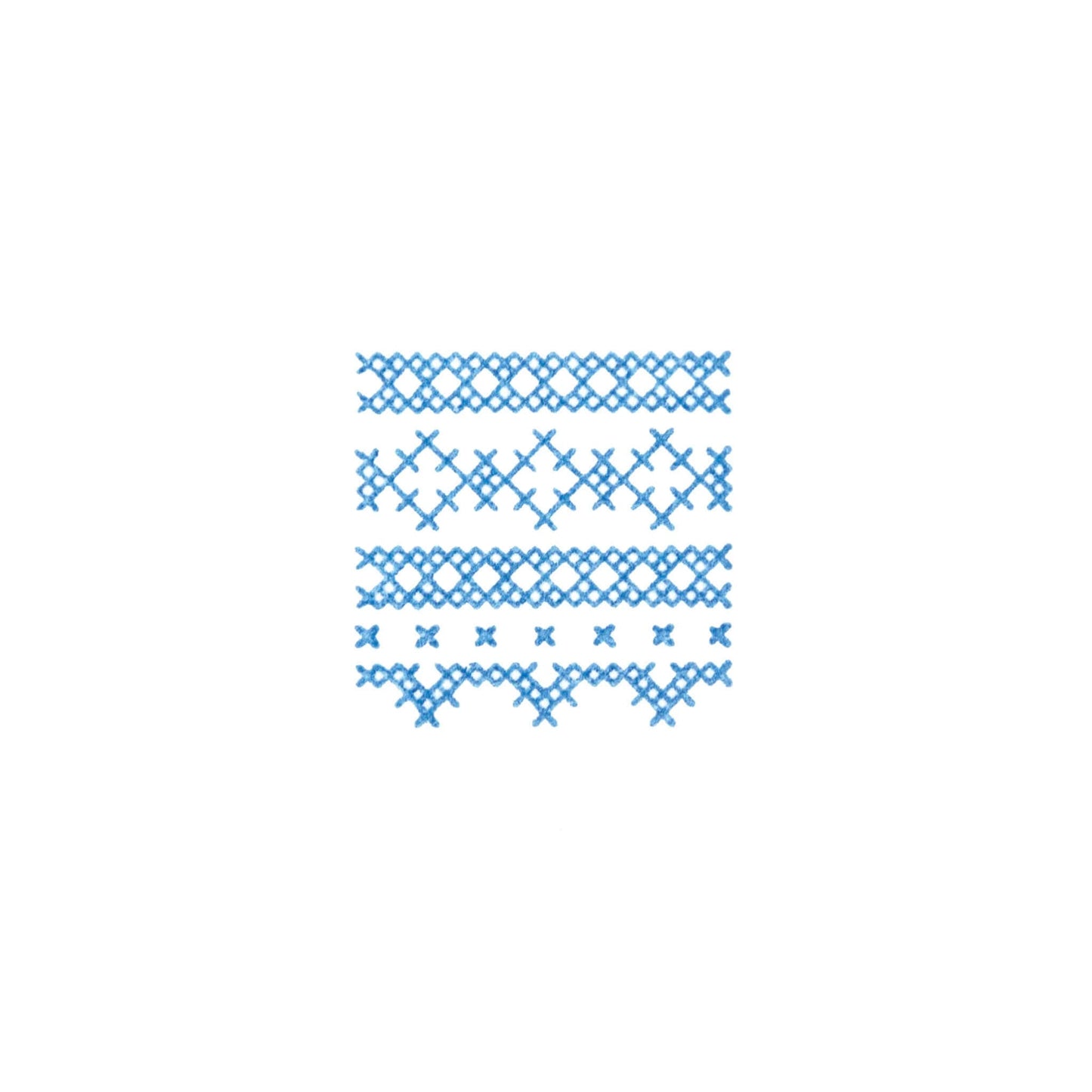 King Jim HITOTOKI Kori Jirushi Ice Cube Stamp Small - Cross Stitch - Clear Stamps