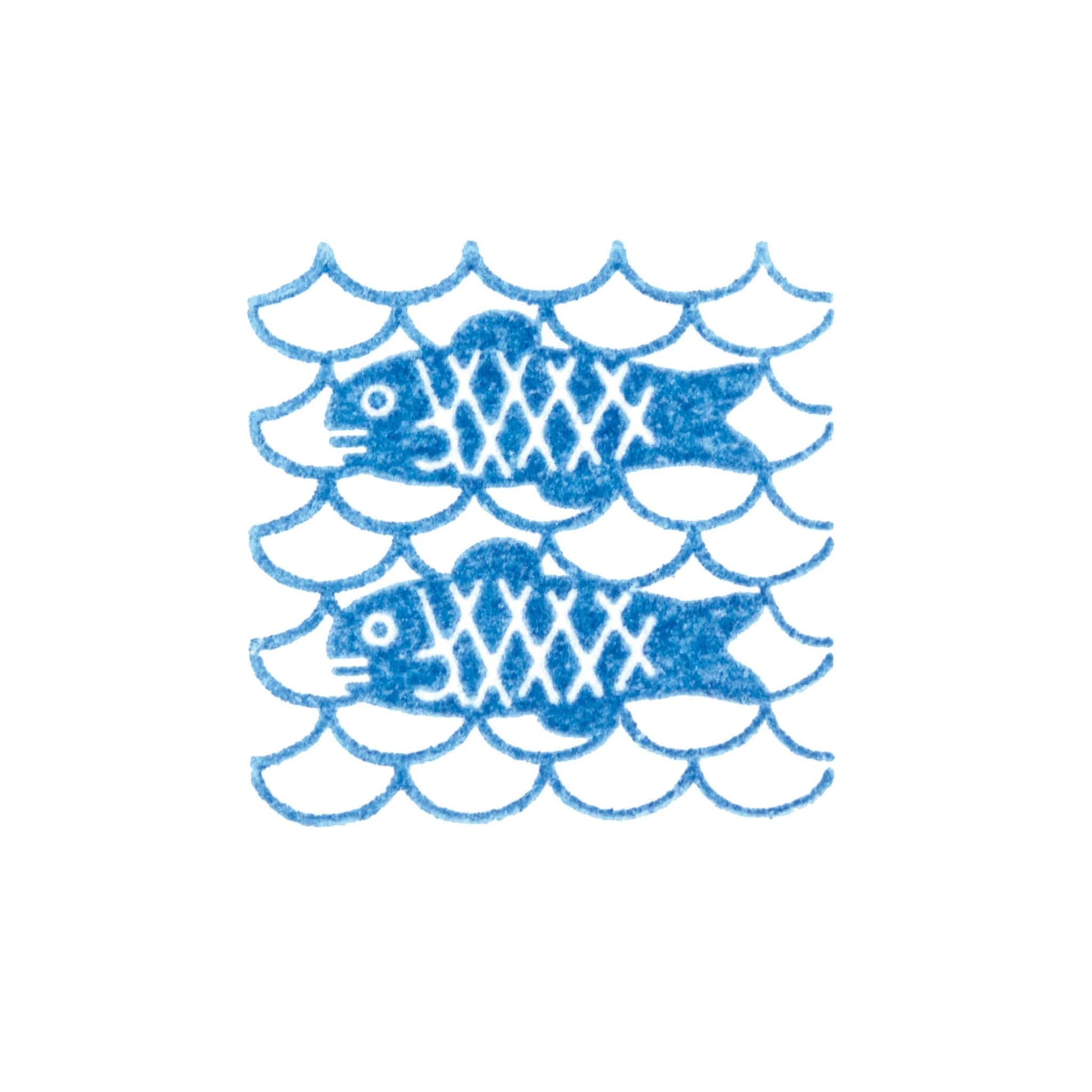 King Jim HITOTOKI Kori Jirushi Ice Cube Stamp Small - Fish - Clear Stamps