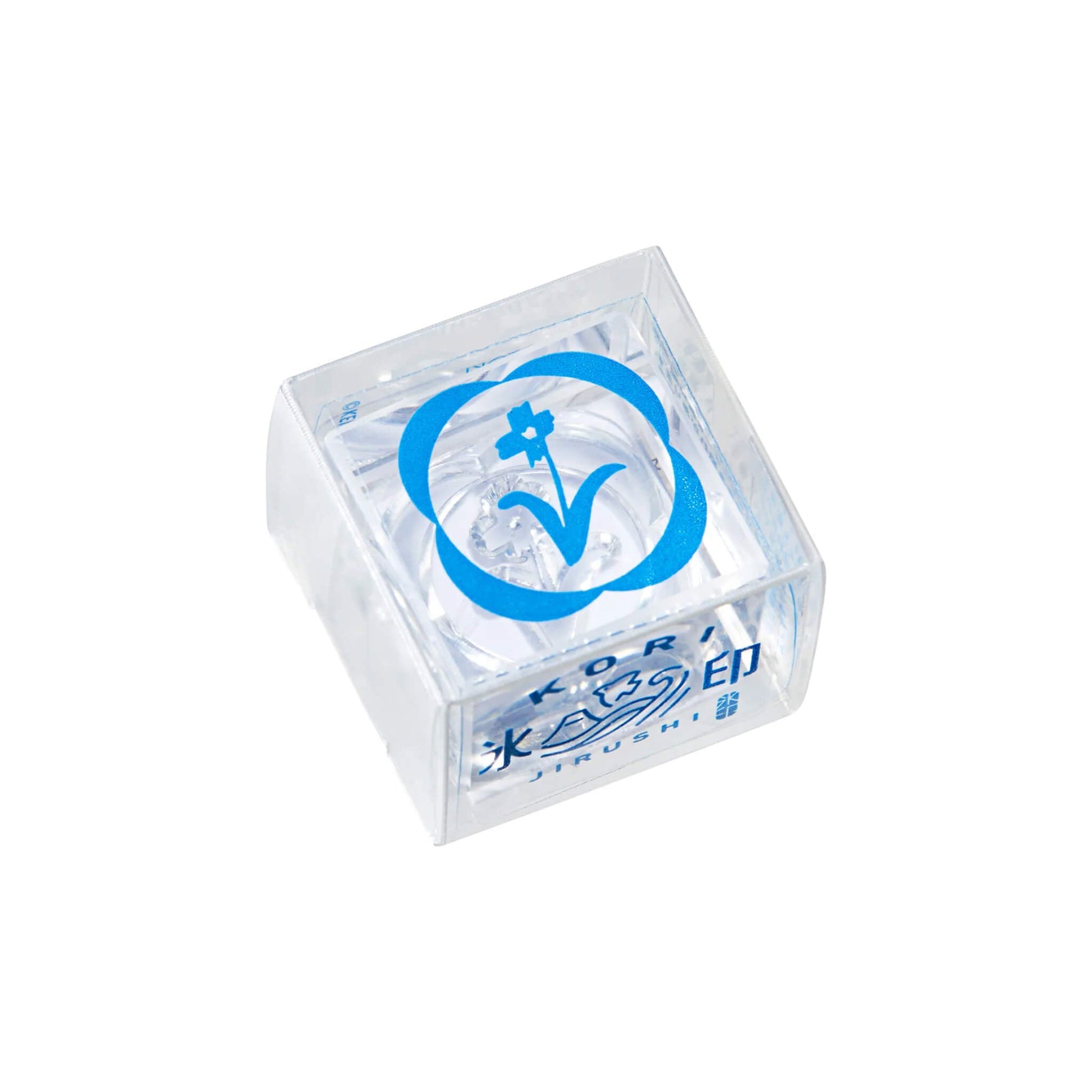 King Jim HITOTOKI Kori Jirushi Ice Cube Stamp Small - Flower - Clear Stamps