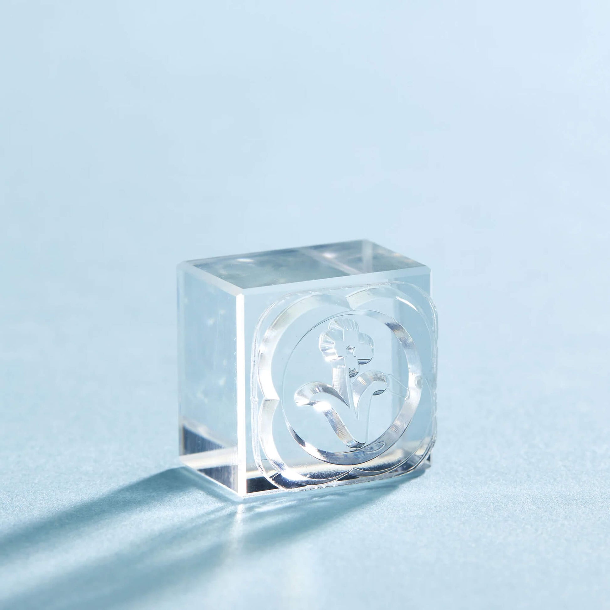 King Jim HITOTOKI Kori Jirushi Ice Cube Stamp Small - Flower - Clear Stamps
