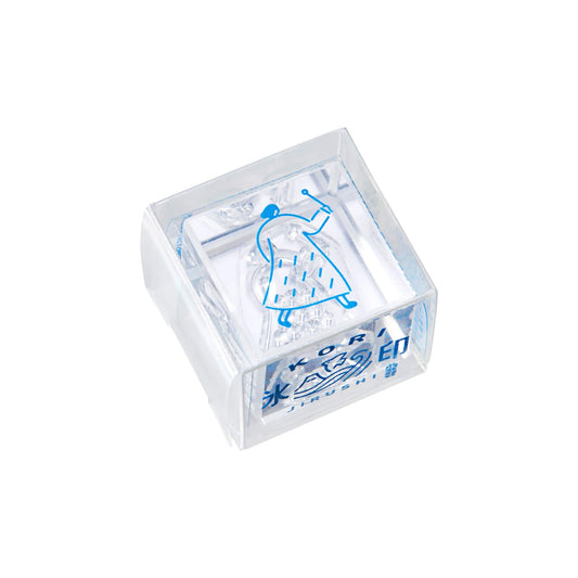 King Jim HITOTOKI Kori Jirushi Ice Cube Stamp Small - Girl - Clear Stamps