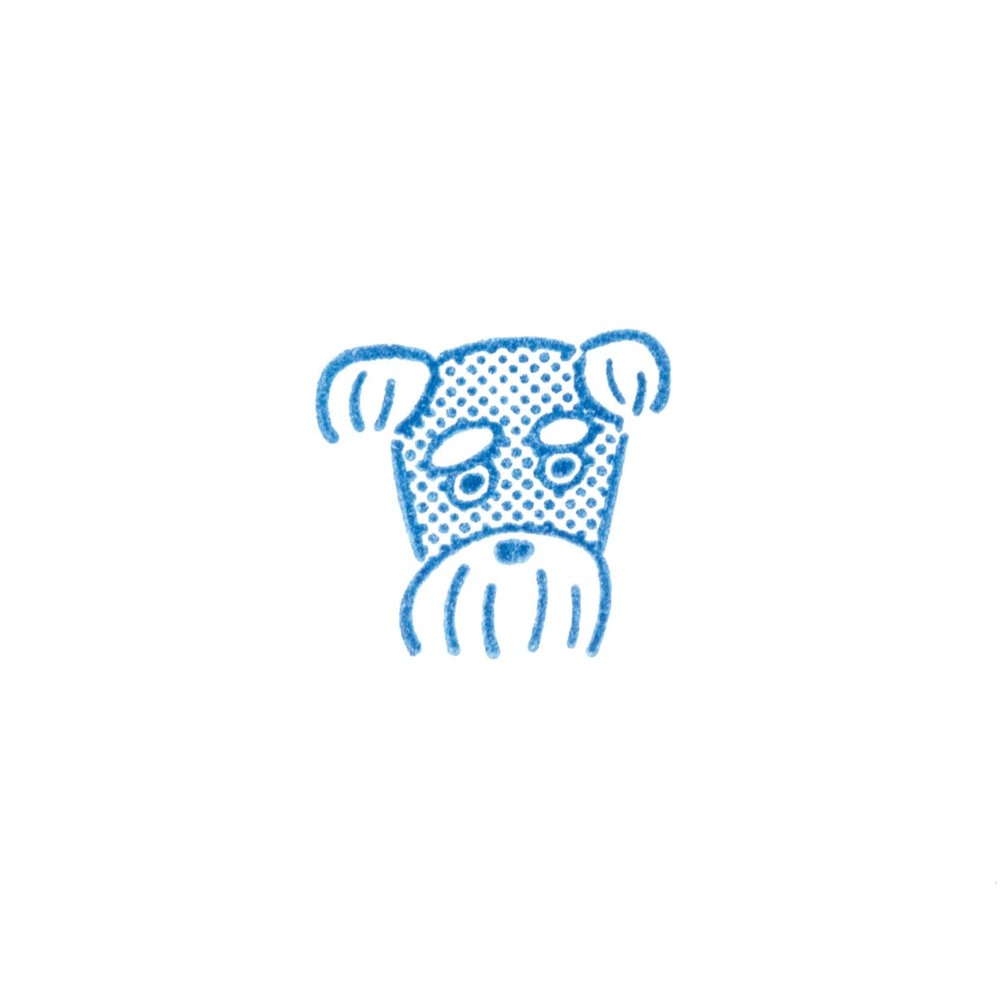King Jim HITOTOKI Kori Jirushi Ice Cube Stamp Small - Schnauzer - Clear Stamps