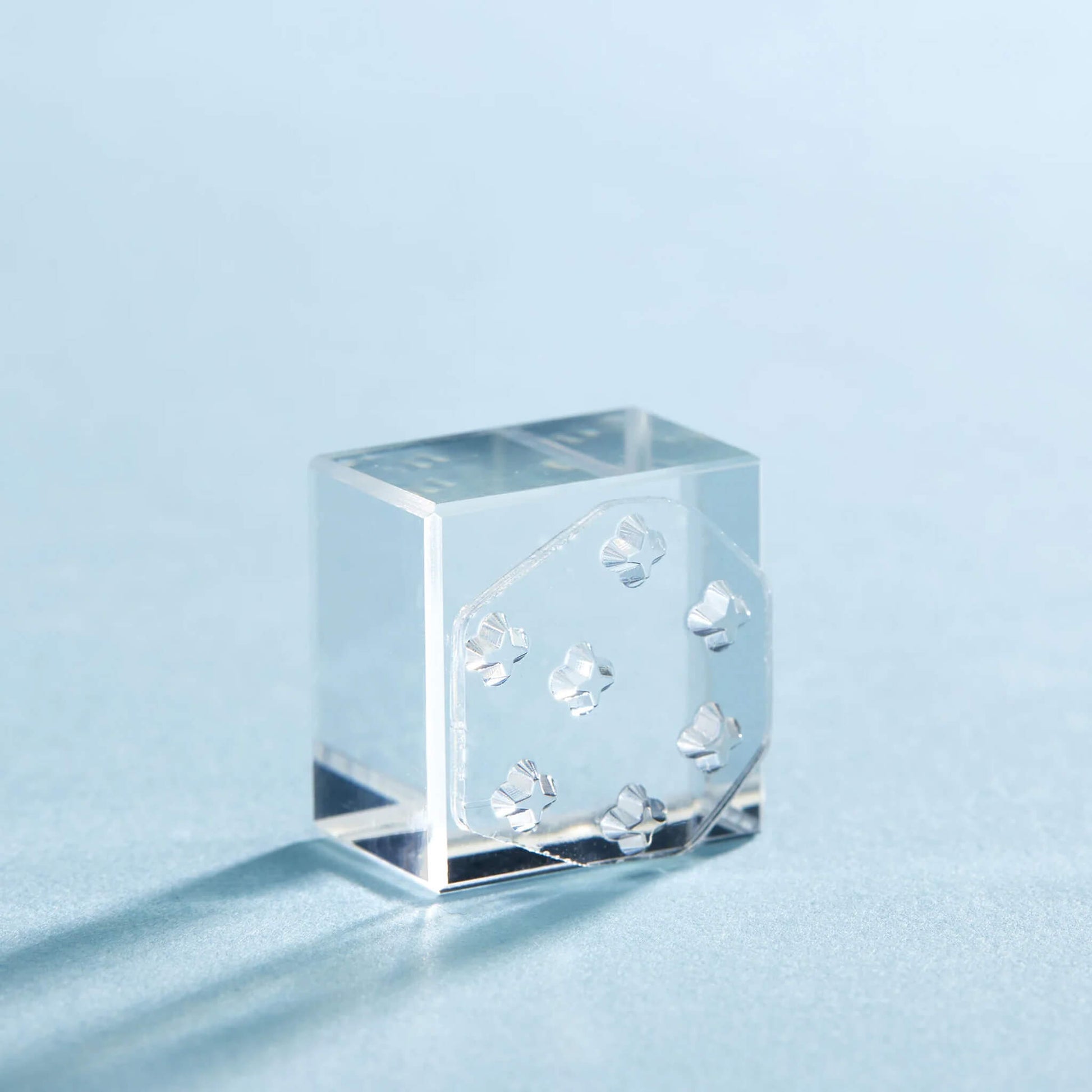 King Jim HITOTOKI Kori Jirushi Ice Cube Stamp Small - Sparkle - Clear Stamps