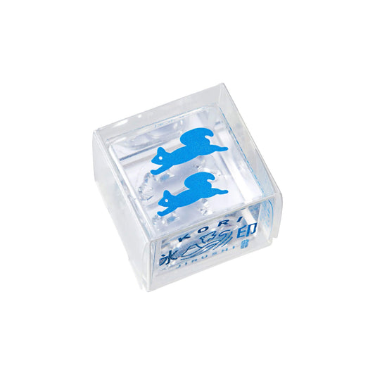 King Jim HITOTOKI Kori Jirushi Ice Cube Stamp Small - Squirrel - Clear Stamps
