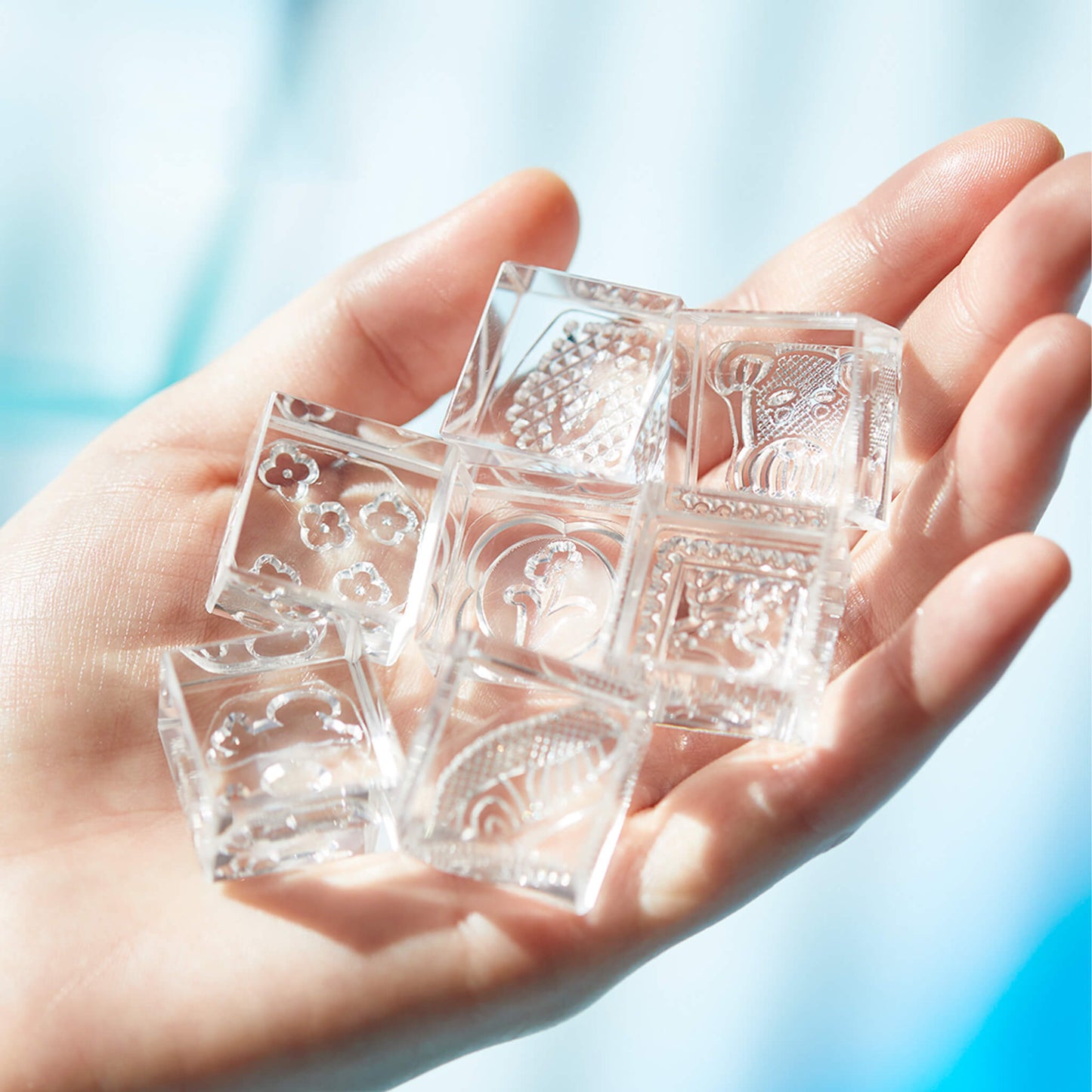 King Jim HITOTOKI Kori Jirushi Ice Cube Stamp Small - Swan - Clear Stamps