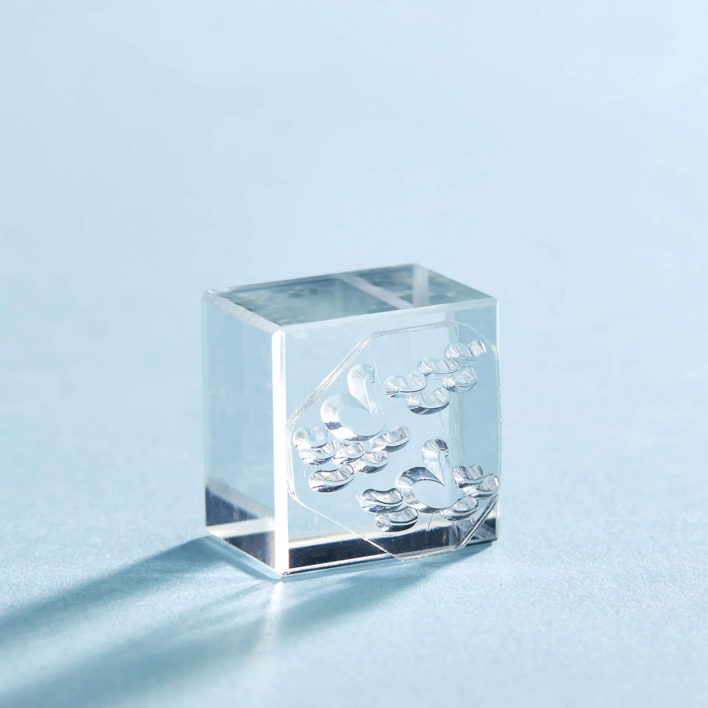 King Jim HITOTOKI Kori Jirushi Ice Cube Stamp Small - Swan - Clear Stamps