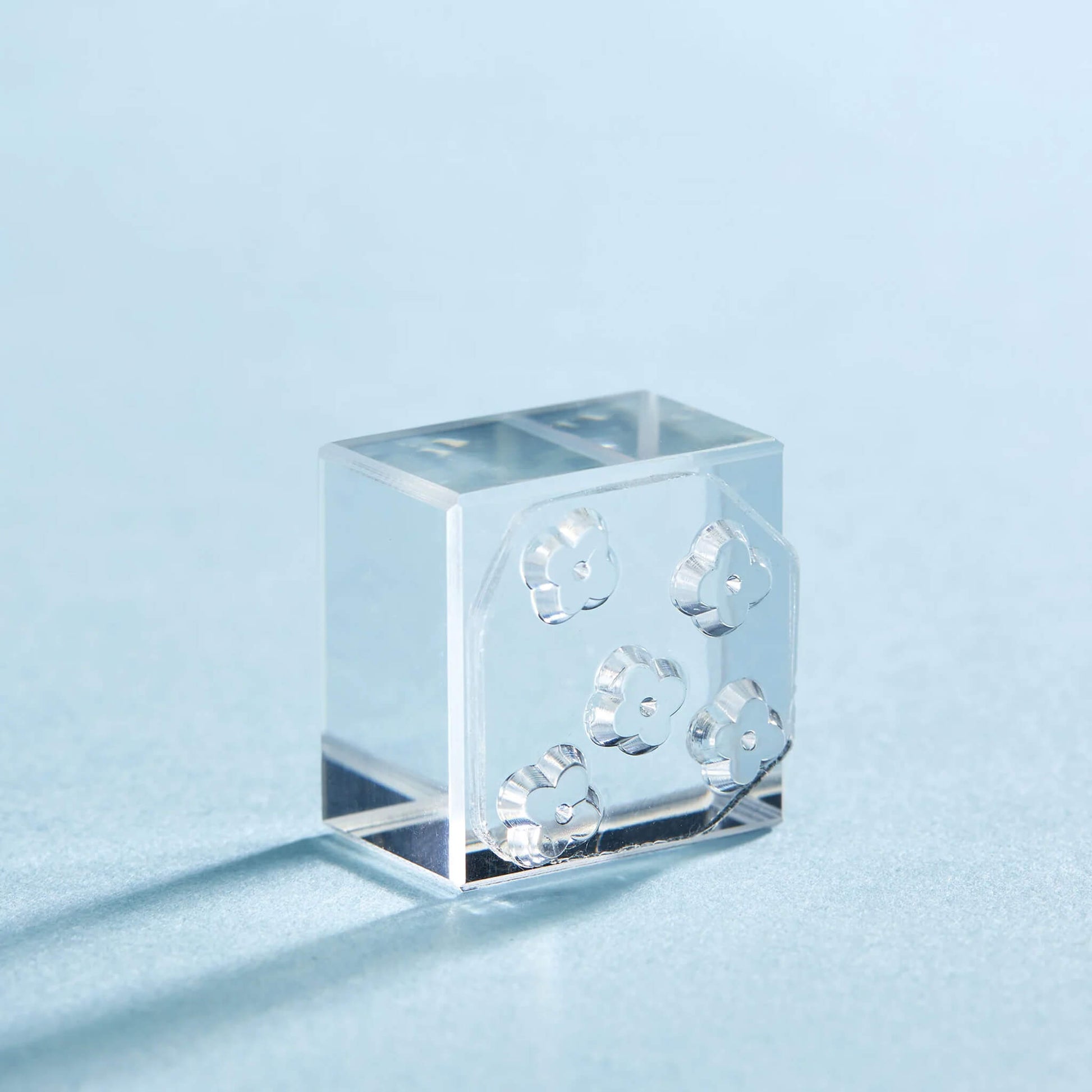 King Jim HITOTOKI Kori Jirushi Ice Cube Stamp Small - Tiny Flower - Clear Stamps