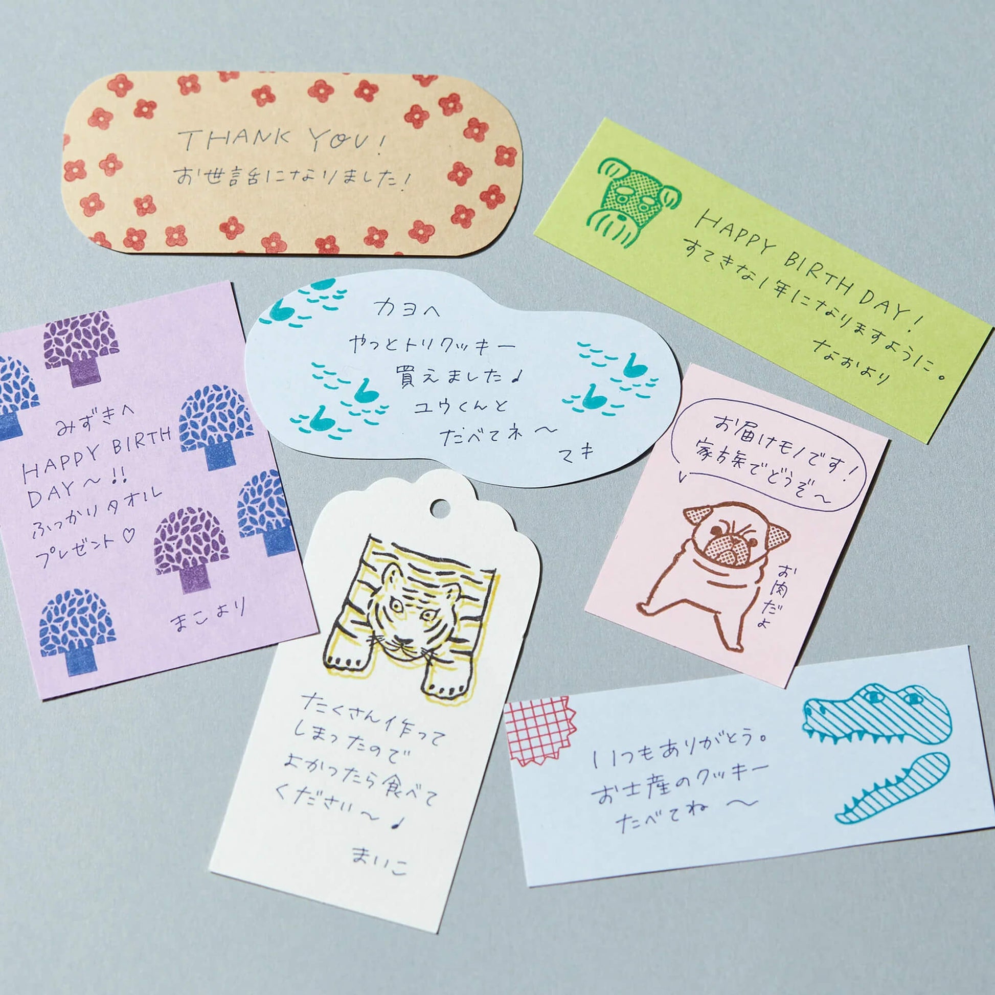 King Jim HITOTOKI Kori Jirushi Ice Cube Stamp Small - Tiny Flower - Clear Stamps