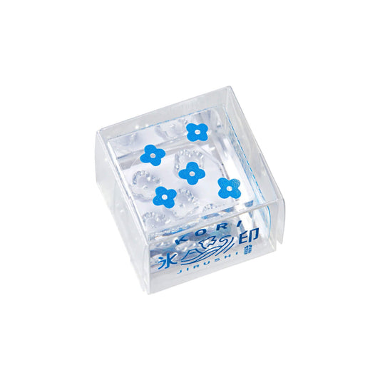 King Jim HITOTOKI Kori Jirushi Ice Cube Stamp Small - Tiny Flower - Clear Stamps