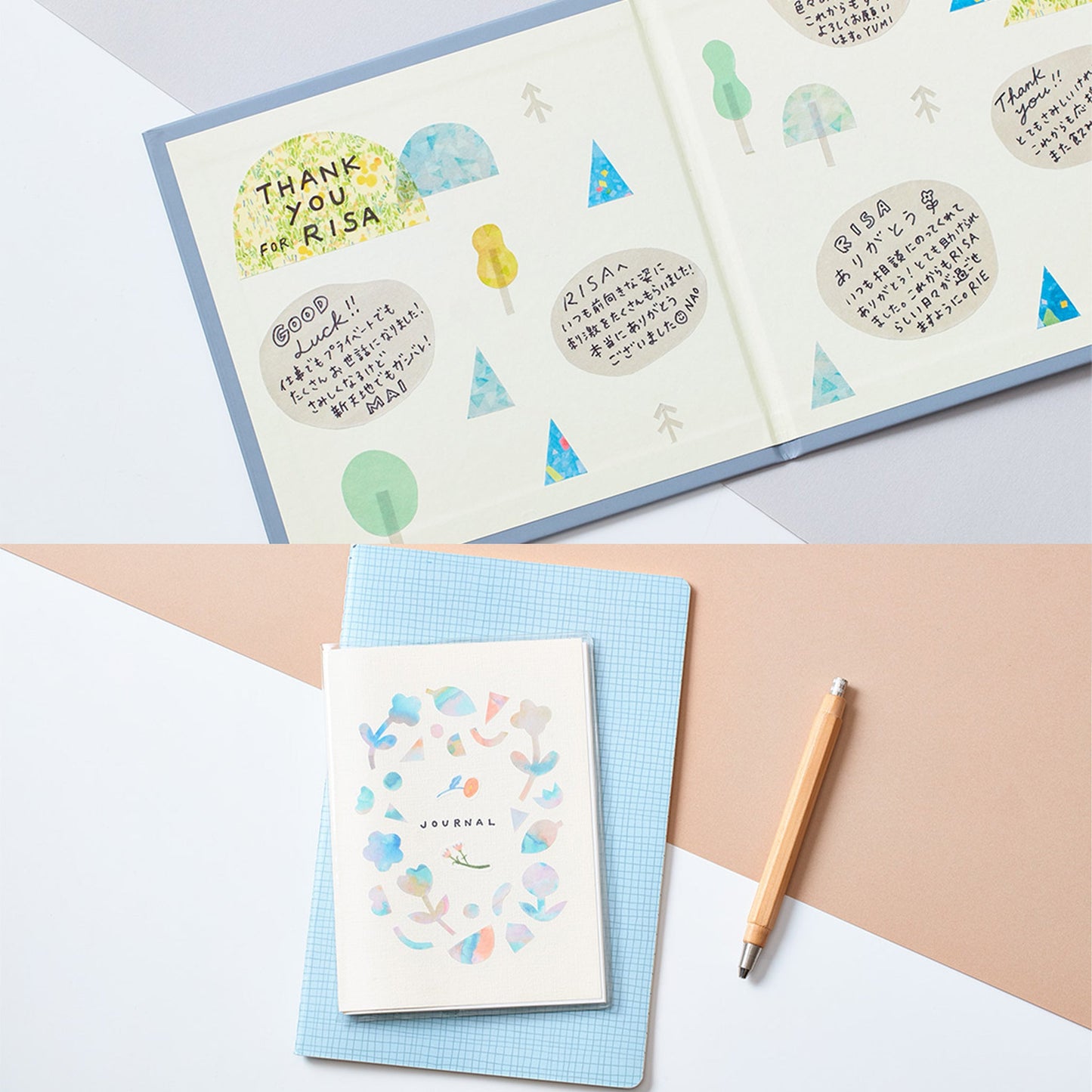 King Jim HITOTOKI Masking Tape Book A5 Size - Paints - Adhesive Patterned Paper