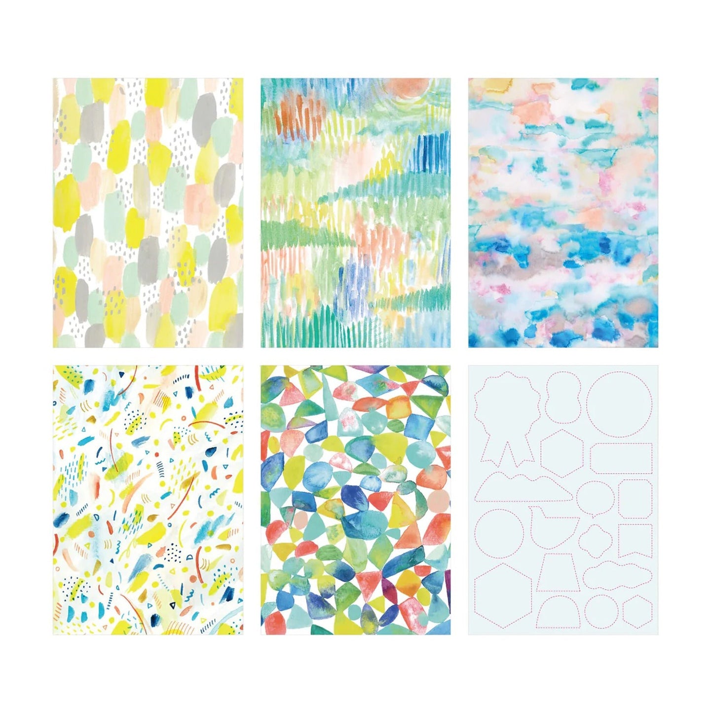 King Jim HITOTOKI Masking Tape Book A5 Size - Paints - Adhesive Patterned Paper