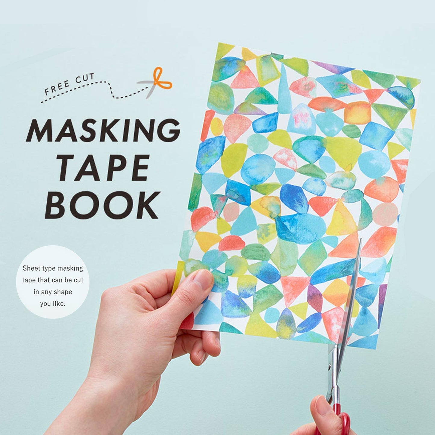 King Jim HITOTOKI Masking Tape Book A5 Size - Paints - Adhesive Patterned Paper