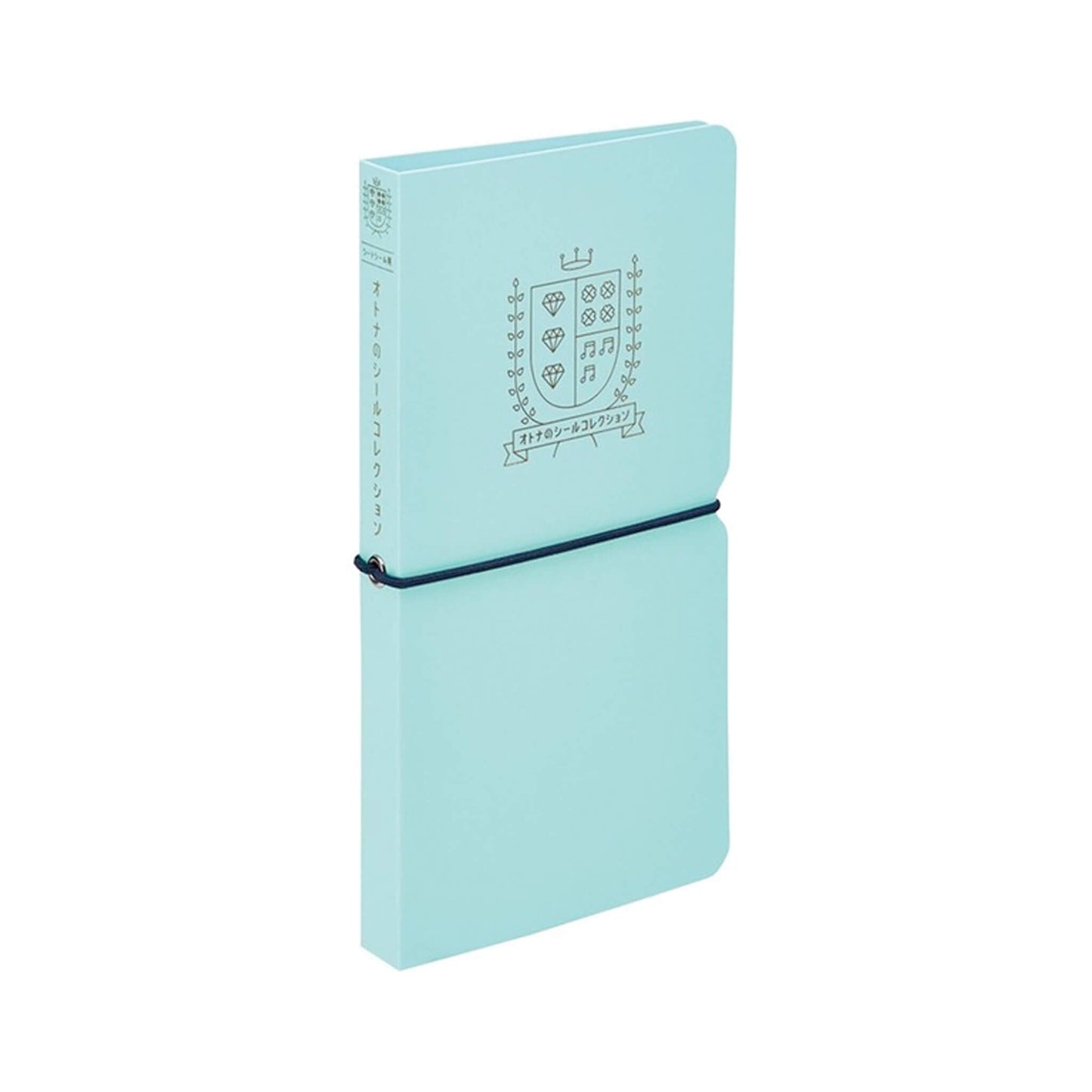King Jim HITOTOKI Otona Sticker File - Light Blue - Sticker Files