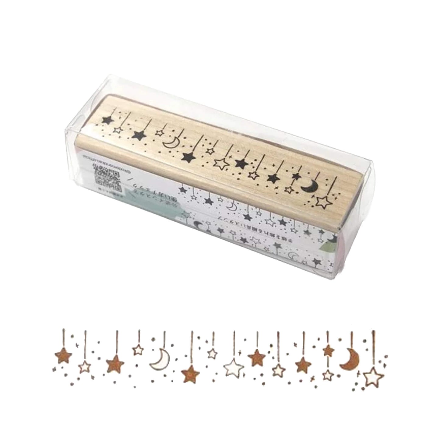 Kodomo no Kao Bullet Journal Stamp Club Series - Stars and Moons - Rubber Stamps