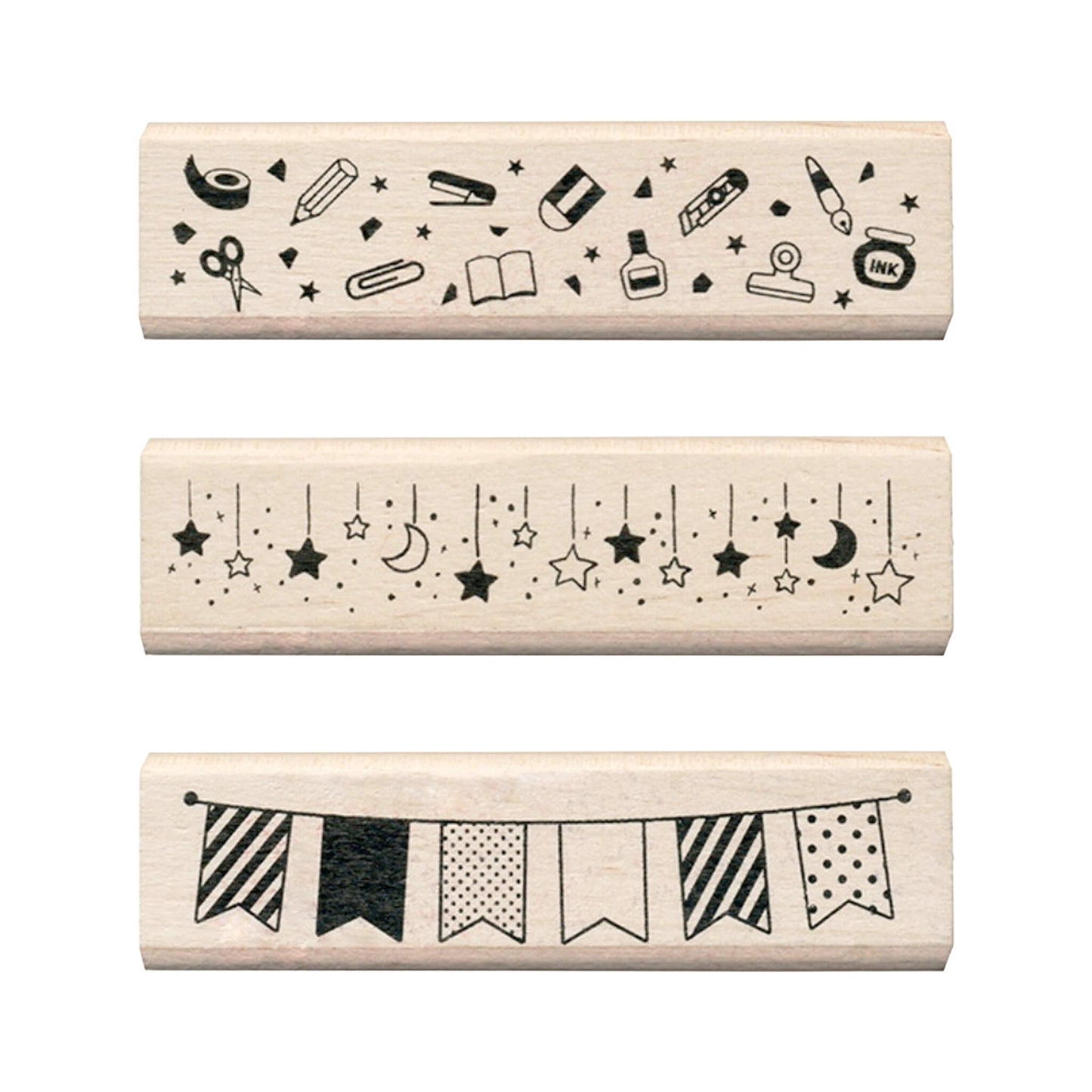 Kodomo no Kao Bullet Journal Stamp Club Series - Stationery - Rubber Stamps