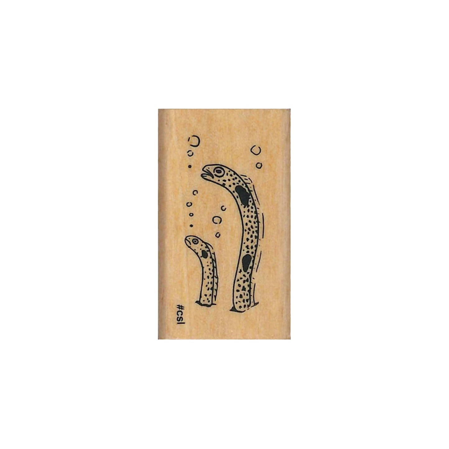 Kodomo no Kao I Love Stamp Series 2 - Spotted Garden Eel - Rubber Stamps