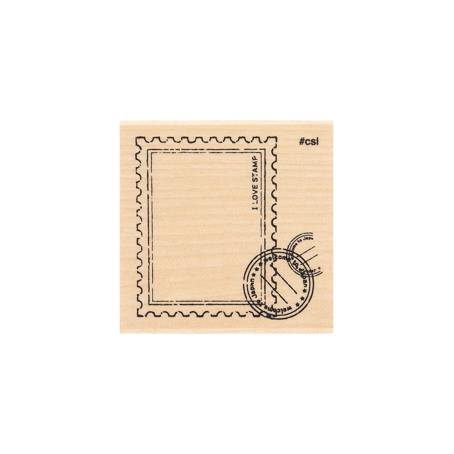 Kodomo no Kao I Love Stamp Series 4 - Postal Stamp - Rubber Stamps