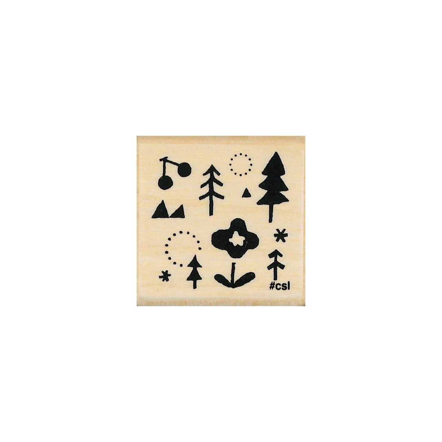 Kodomo no Kao I Love Stamp Series 5 - Forest - Rubber Stamps