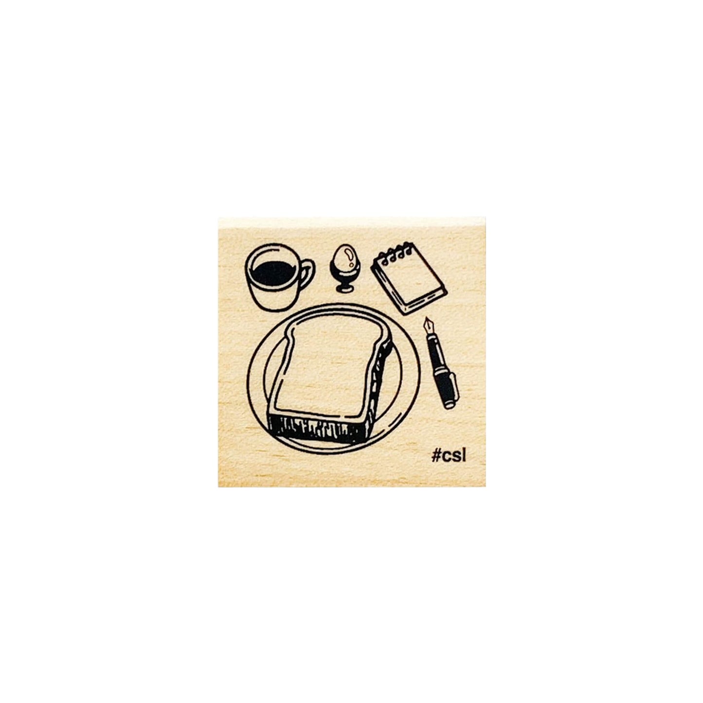 Kodomo no Kao I Love Stamp Series 5 - Morning Set - Rubber Stamps