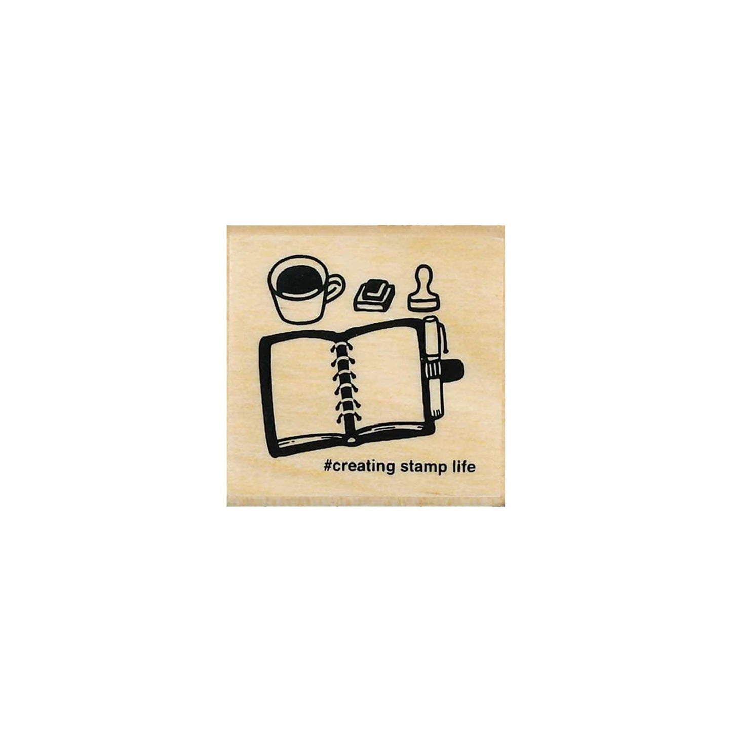 Kodomo no Kao I Love Stamp Series 5 - Notebook and Stamp - Rubber Stamps