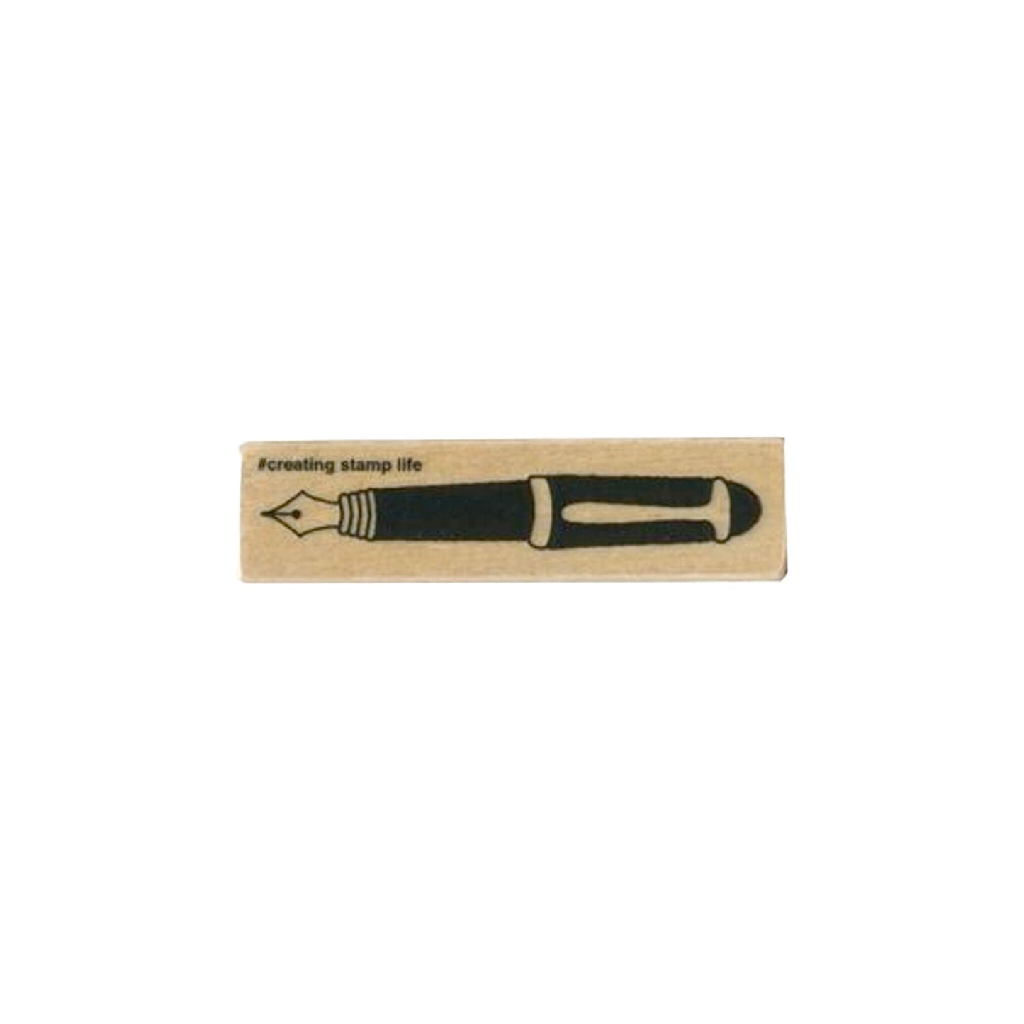 Kodomo no Kao I Love Stamp Series Stationery Lover - Fountain Pen - Rubber Stamps