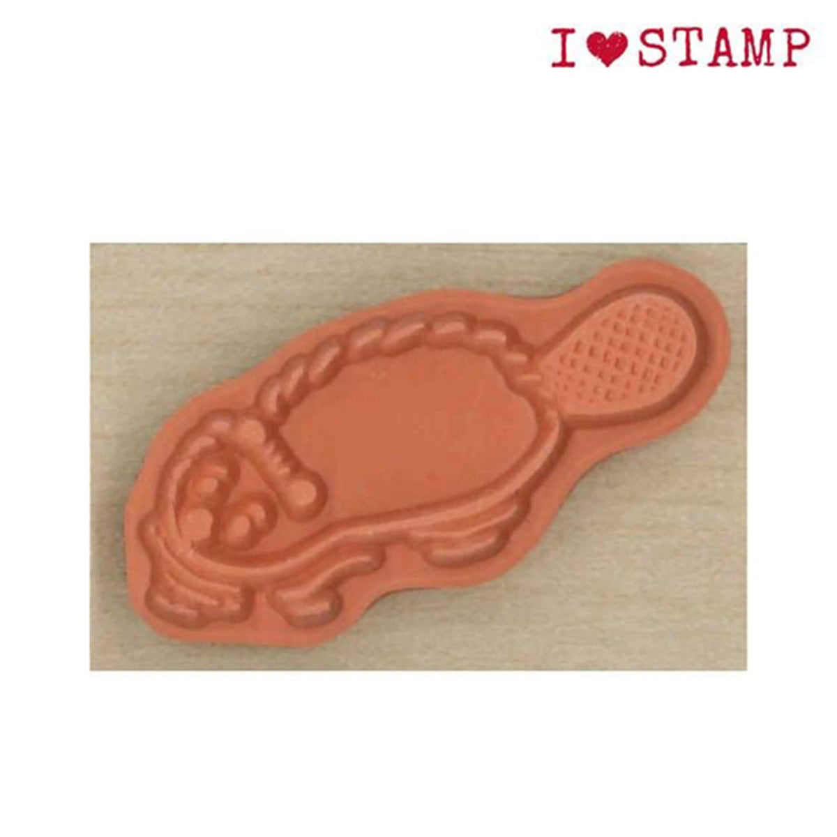Kodomo no Kao I Love Stamp Series - Swimming Beaver - Rubber Stamps