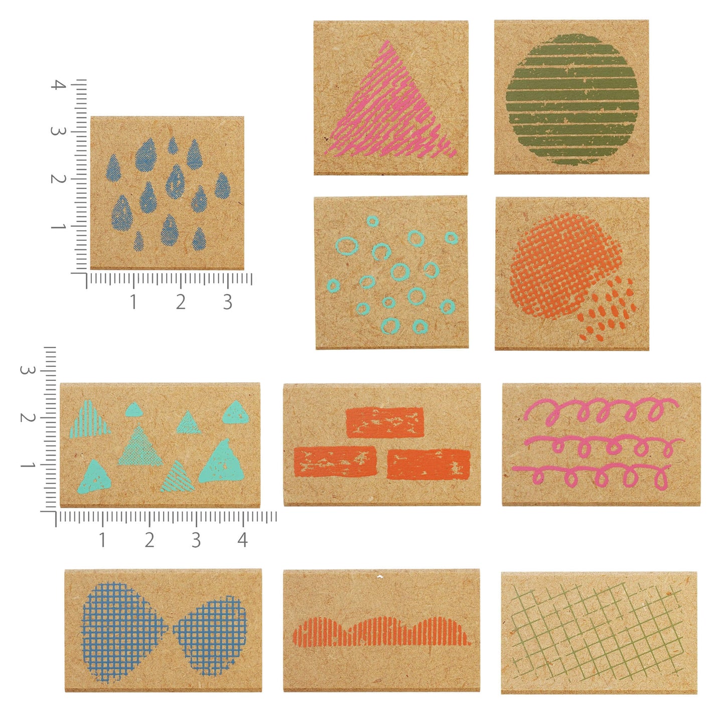 Kodomo no Kao Omekashi Stamp Series - Brick - Rubber Stamps