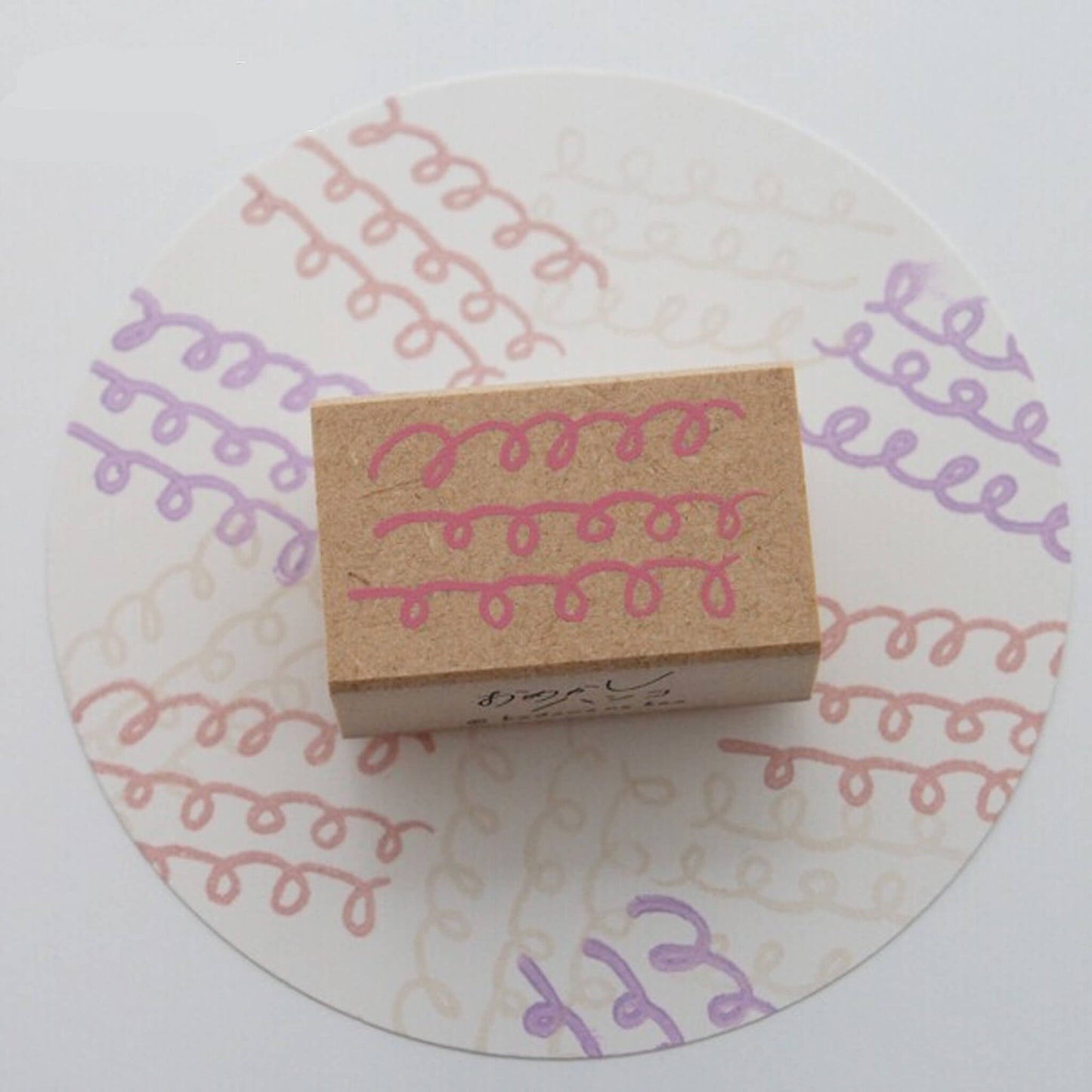 Kodomo no Kao Omekashi Stamp Series - Curling - Rubber Stamps